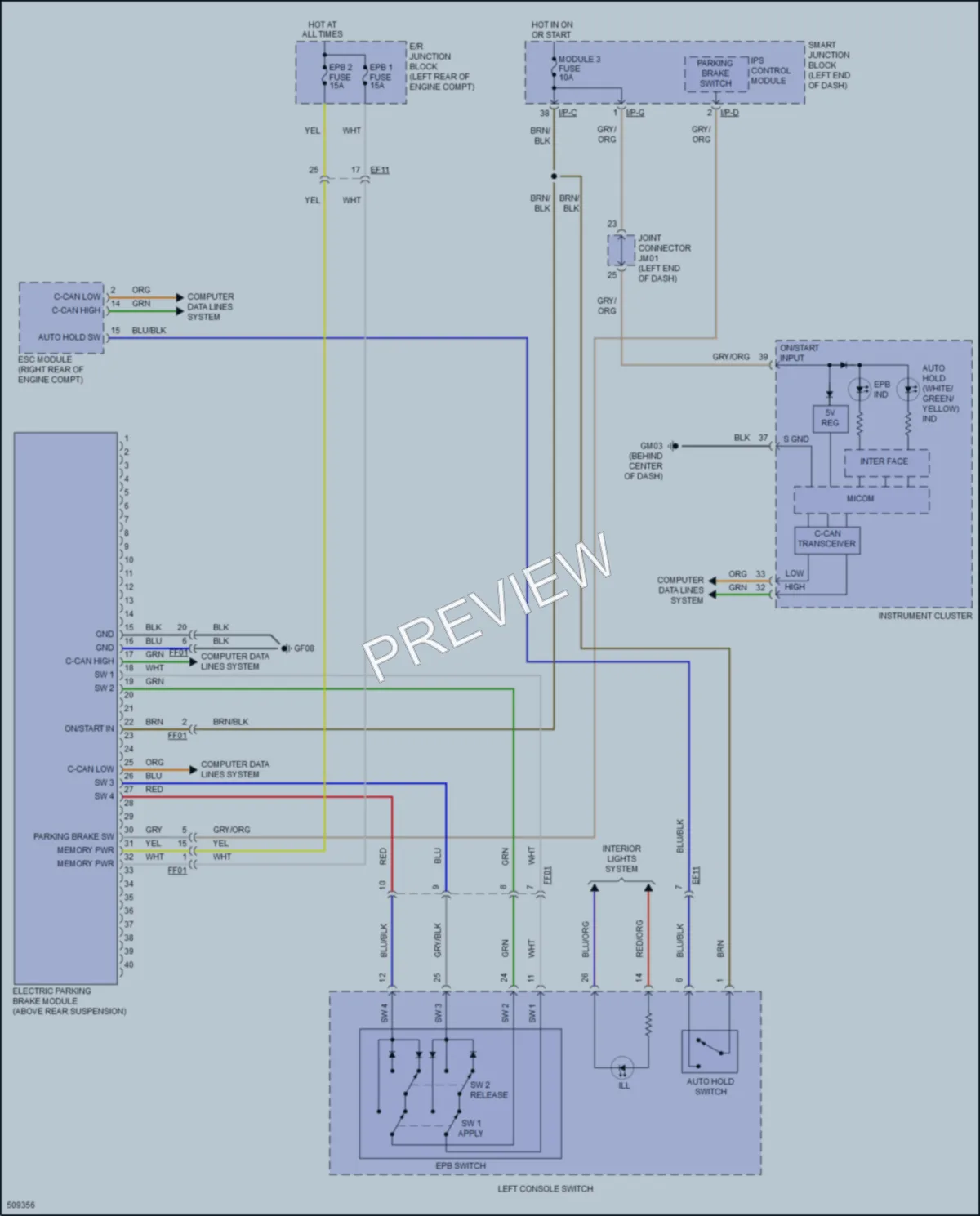 2017 Hyundai SantaFeSport Shift Interlock wiring diagram preview