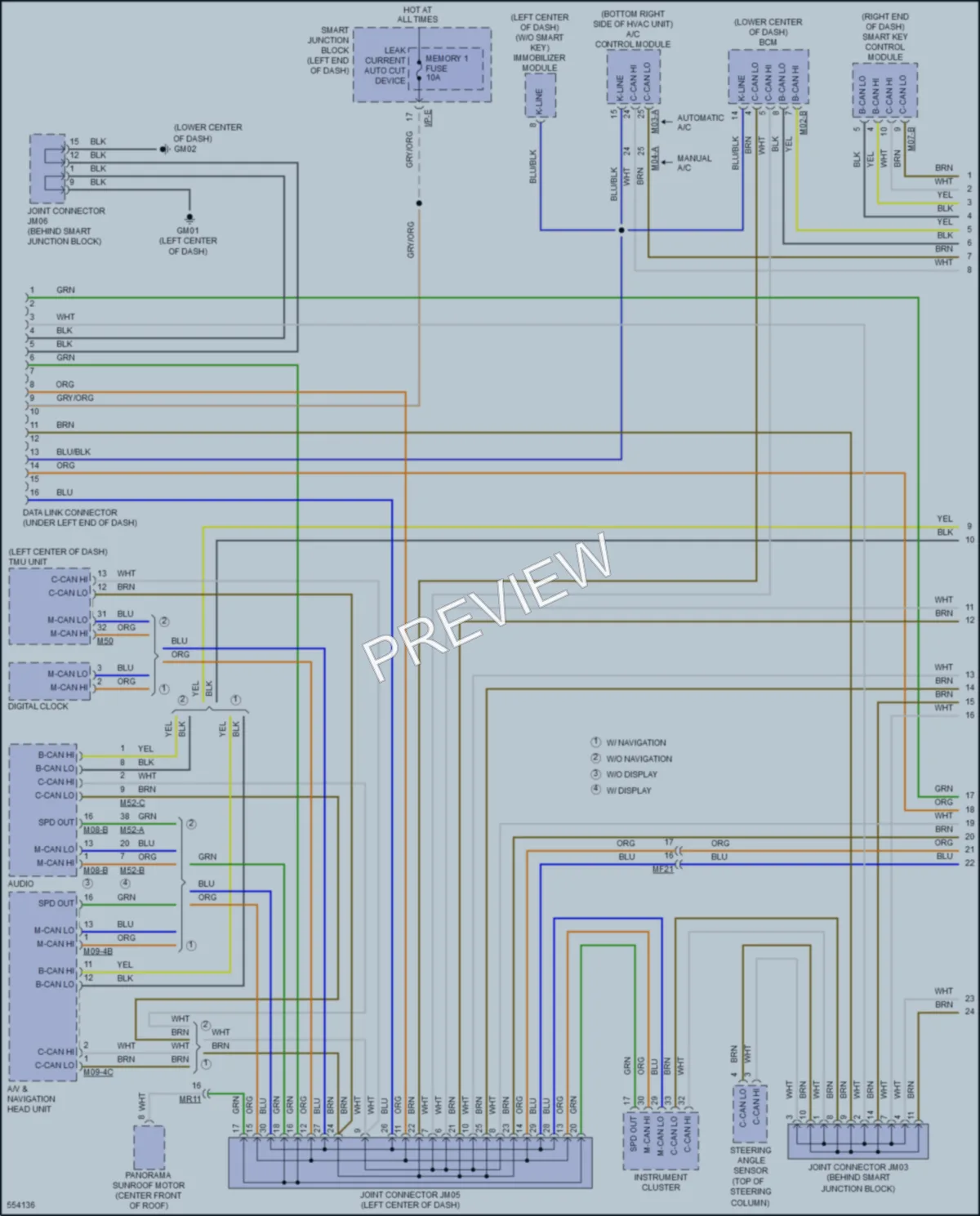 2017 Hyundai SonataPlugIn Computer Data Lines wiring diagram preview
