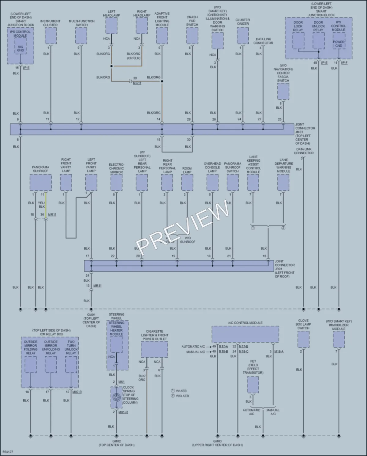 2017 Hyundai Tucson Ground Distribution wiring diagram preview