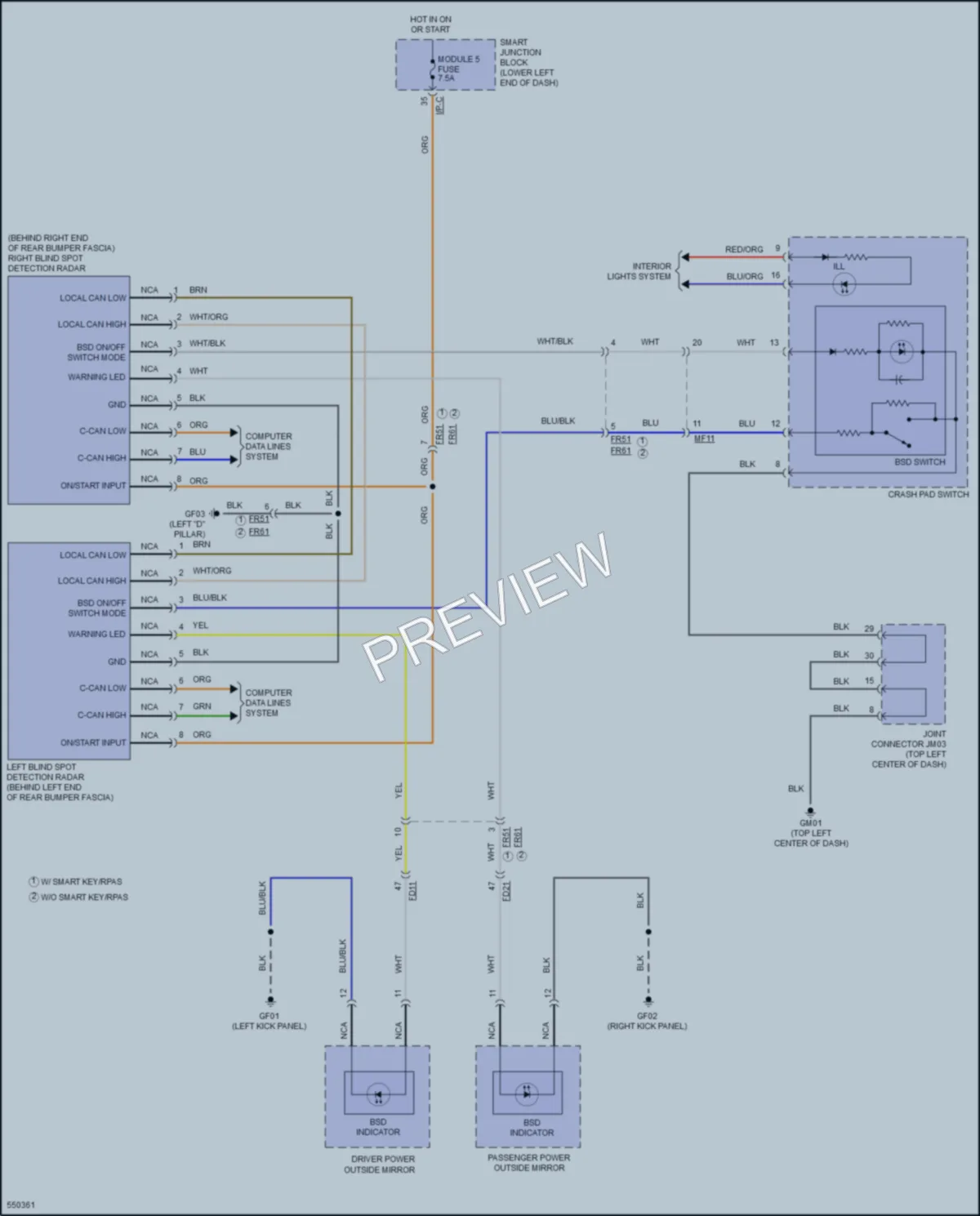 2017 Hyundai Tucson Navigation wiring diagram preview