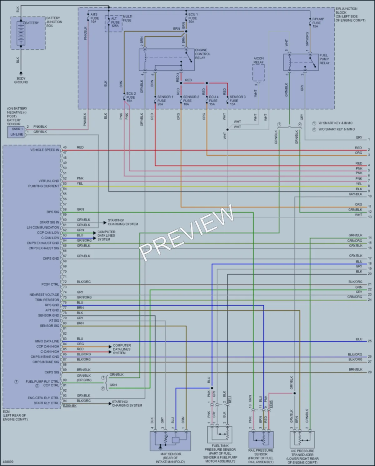 2017 Hyundai Veloster Engine Performance wiring diagram preview