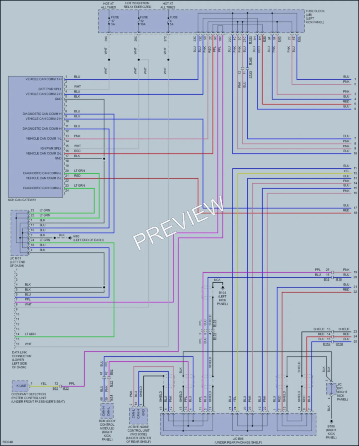 2017 Infiniti Q50 Computer Data Lines wiring diagram preview