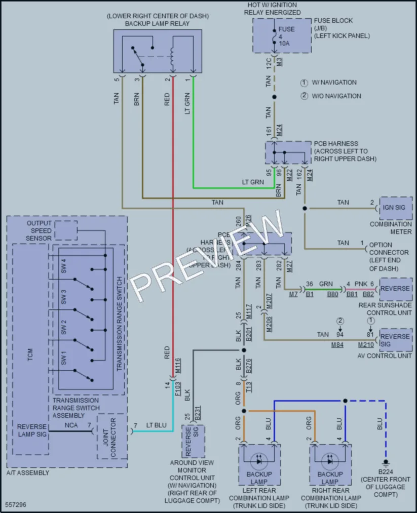 2017 Infiniti Q70Hybrid Exterior Lights wiring diagram preview