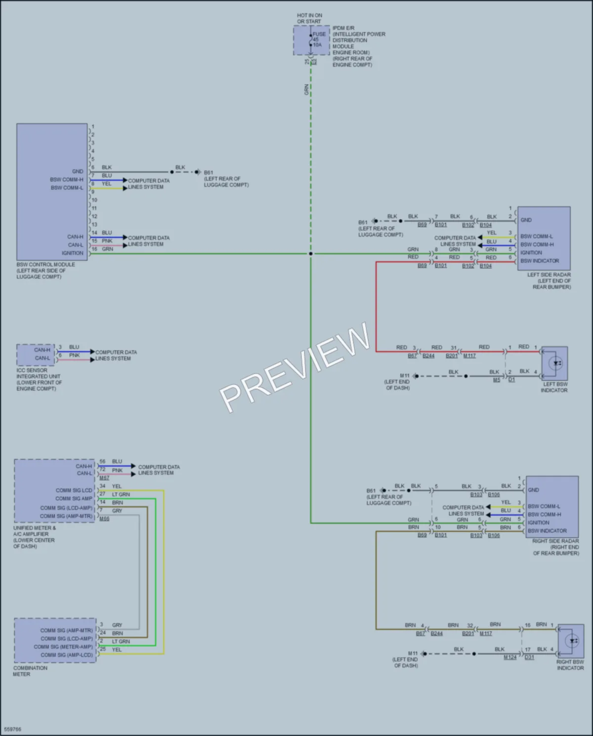 2017 Infiniti QX50 Navigation wiring diagram preview