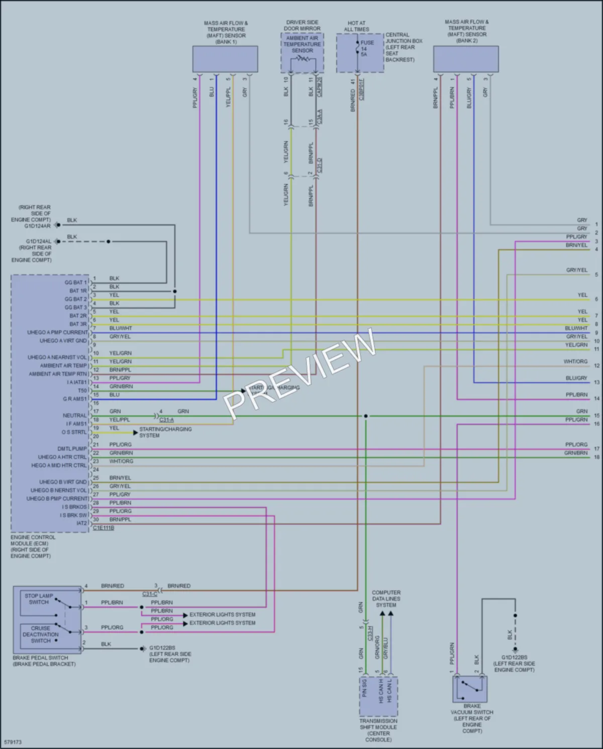 2017 Jaguar XJLSupercharged Engine Performance wiring diagram preview