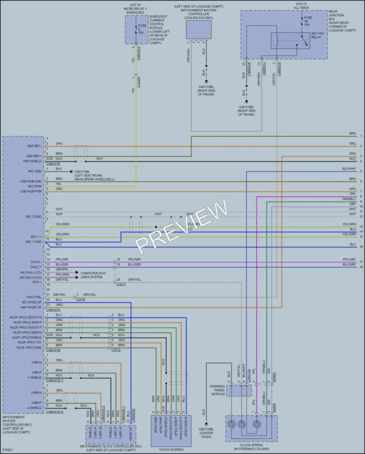 2017 Jaguar XJRSport Radio wiring diagram preview