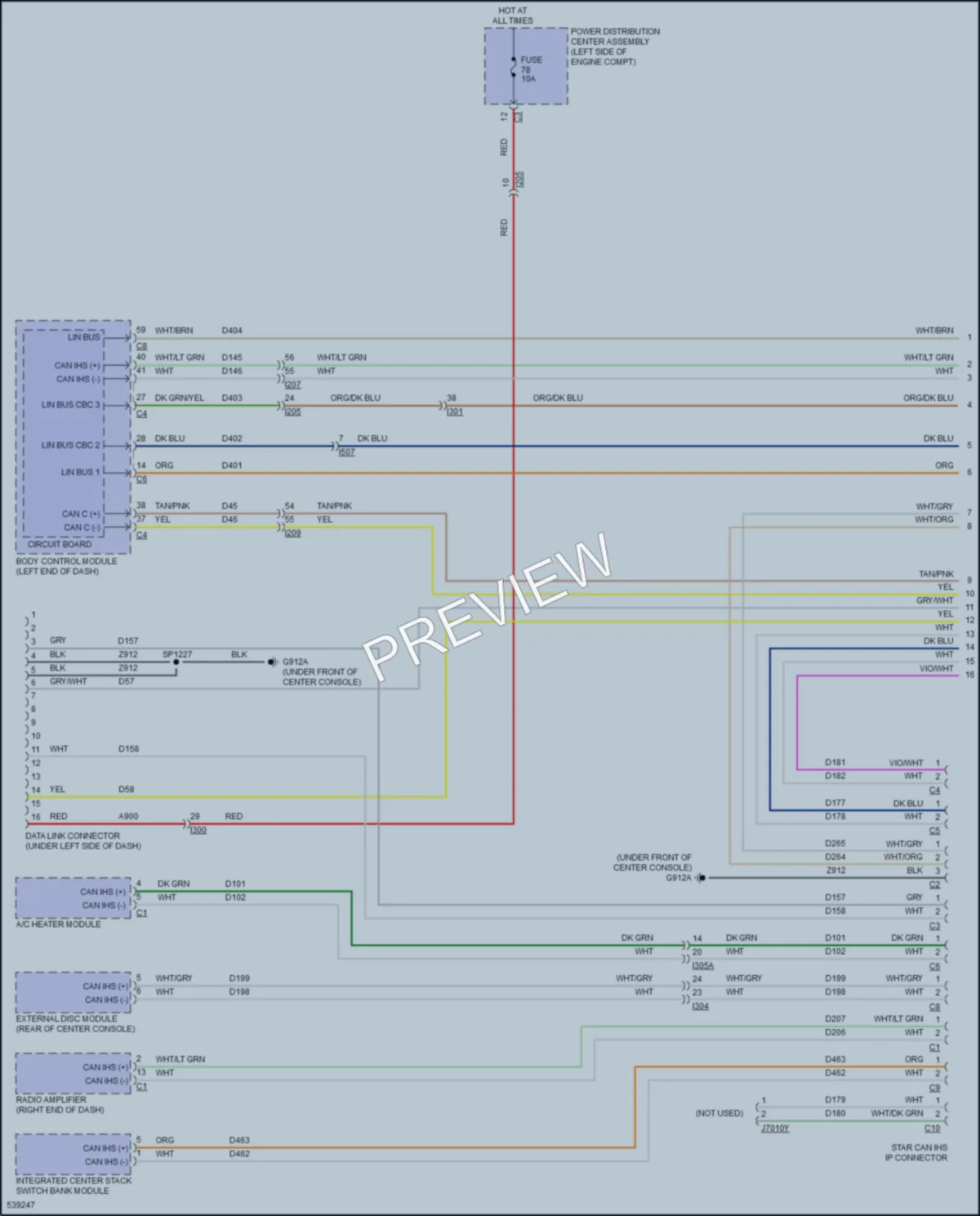2017 Jeep Cherokee Computer Data Lines wiring diagram preview