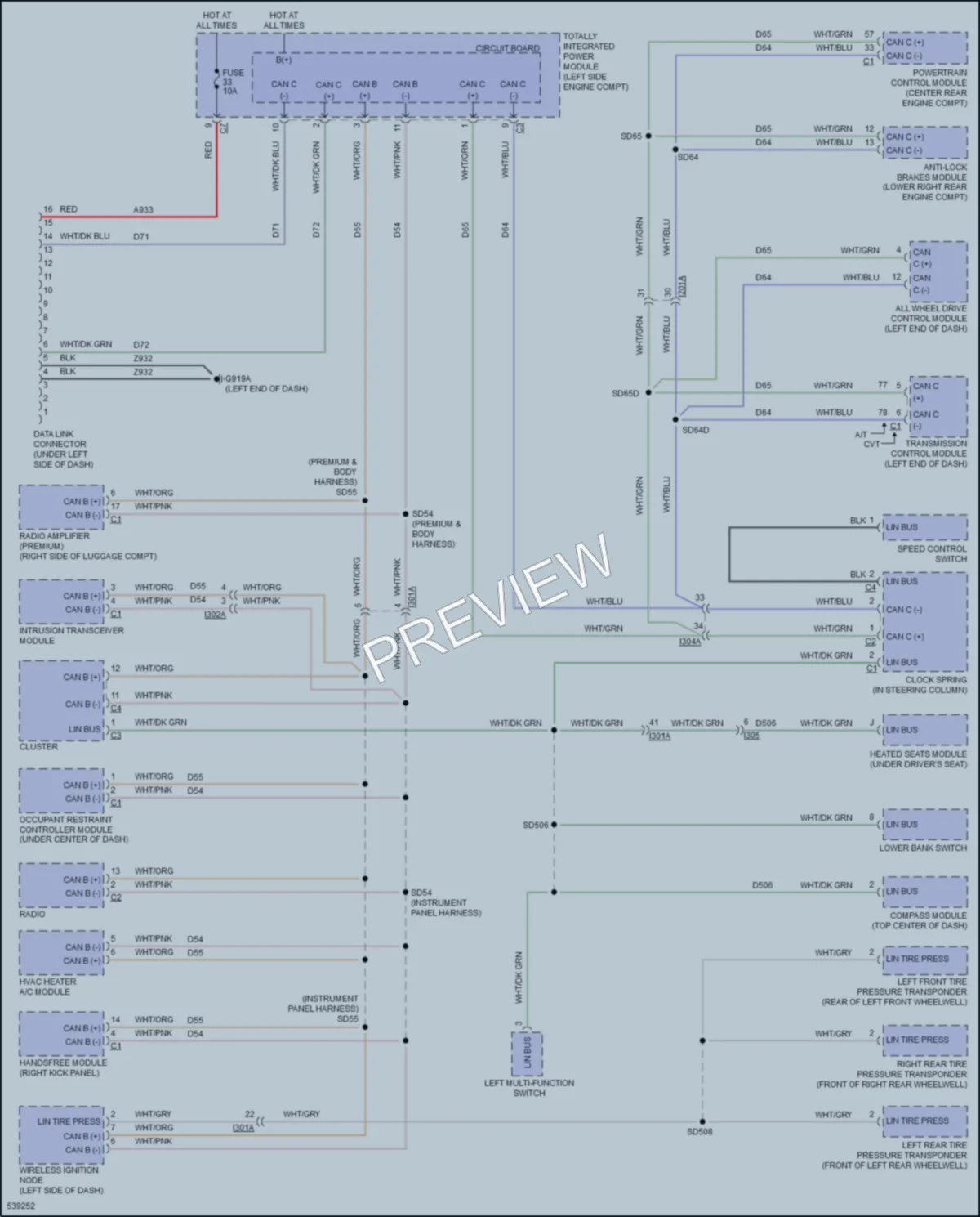 2017 Jeep Compass Computer Data Lines wiring diagram preview