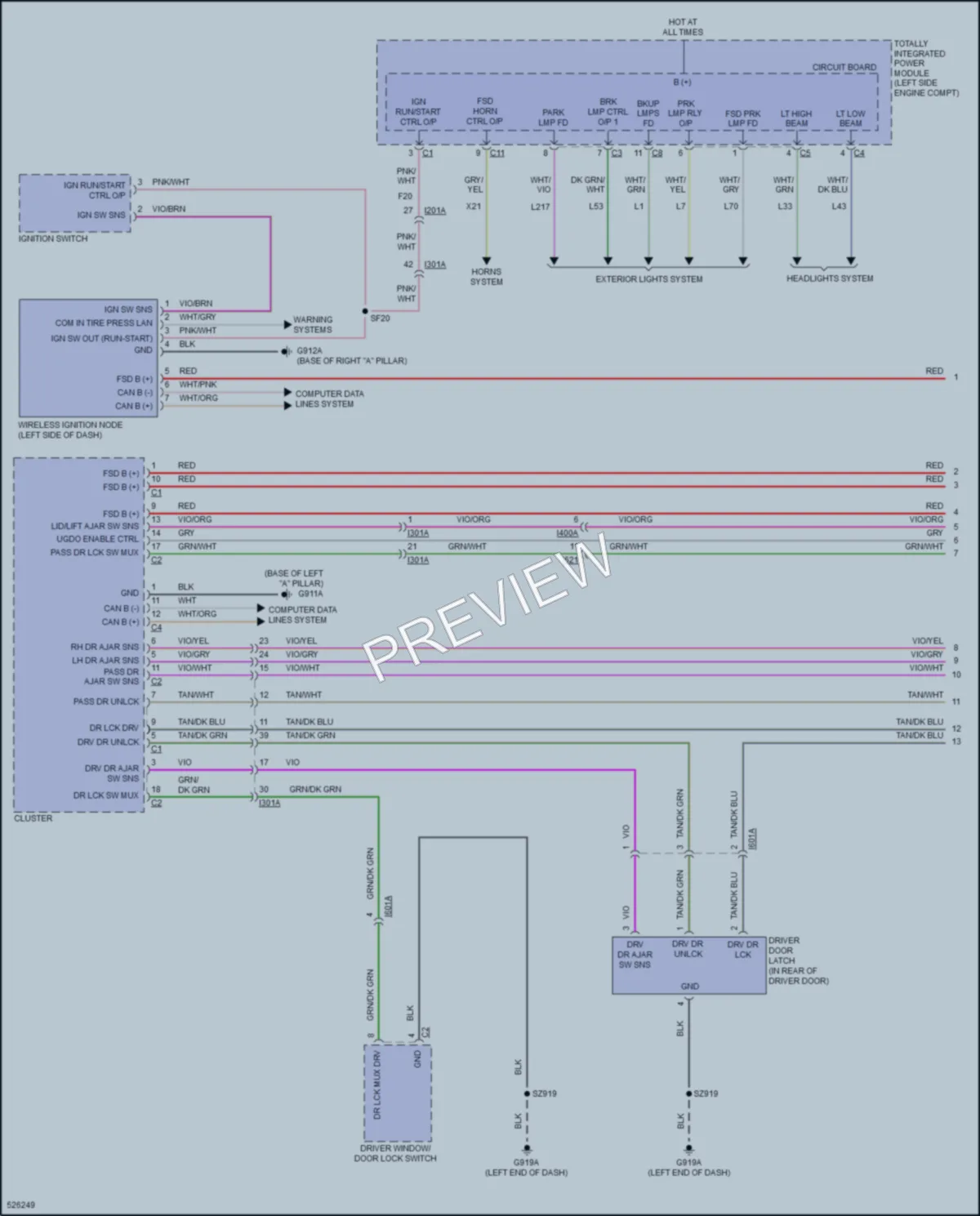 2017 Jeep CompassNew Anti Theft wiring diagram preview