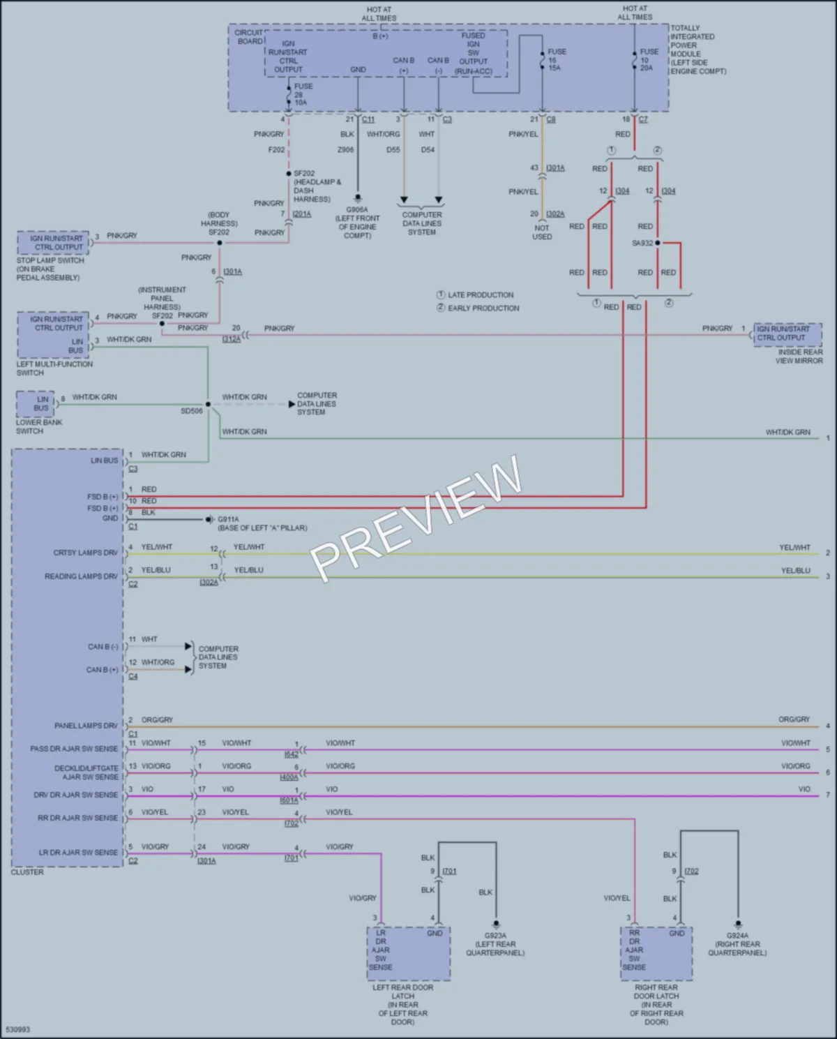 2017 Jeep CompassNew Interior Lights wiring diagram preview