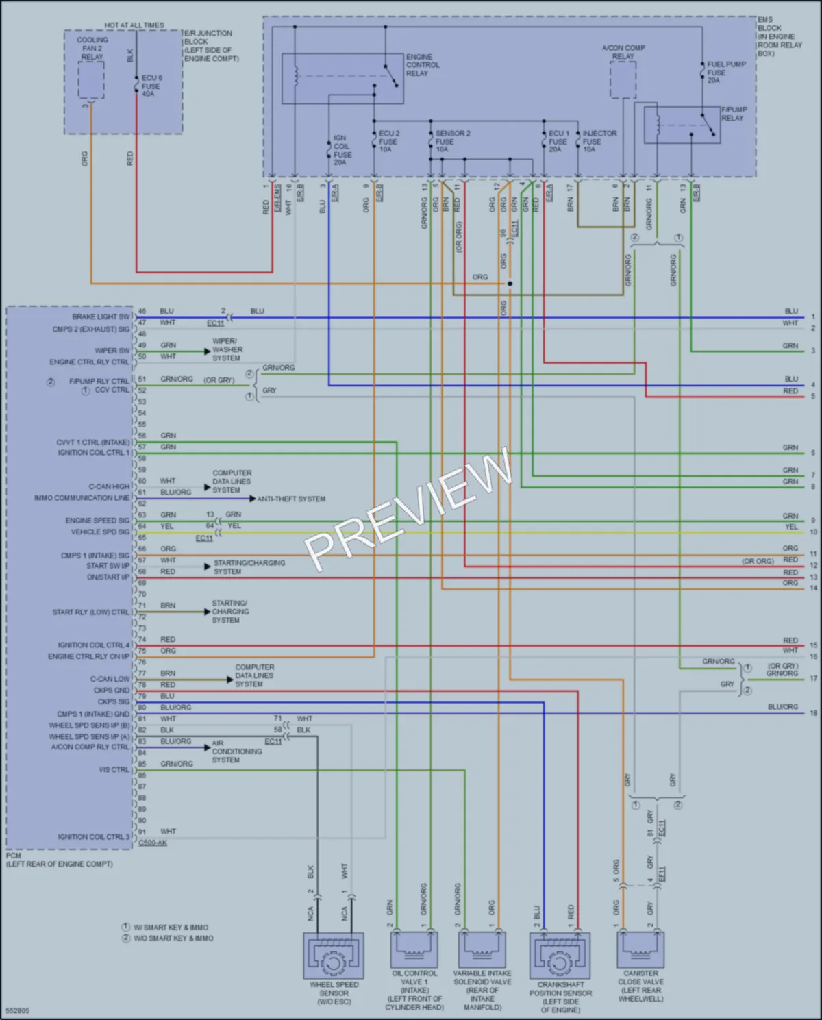 2017 Kia Forte Engine Performance wiring diagram preview