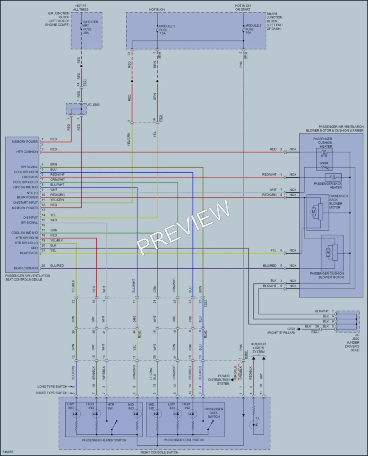 2017 Kia Forte Power Seats wiring diagram preview