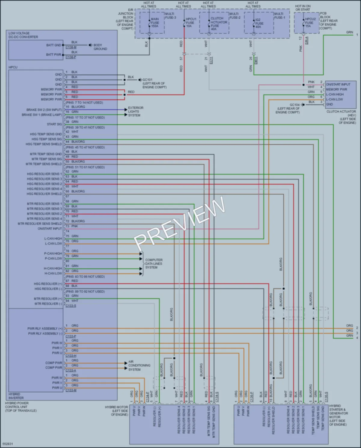2017 Kia Niro Engine Performance wiring diagram preview
