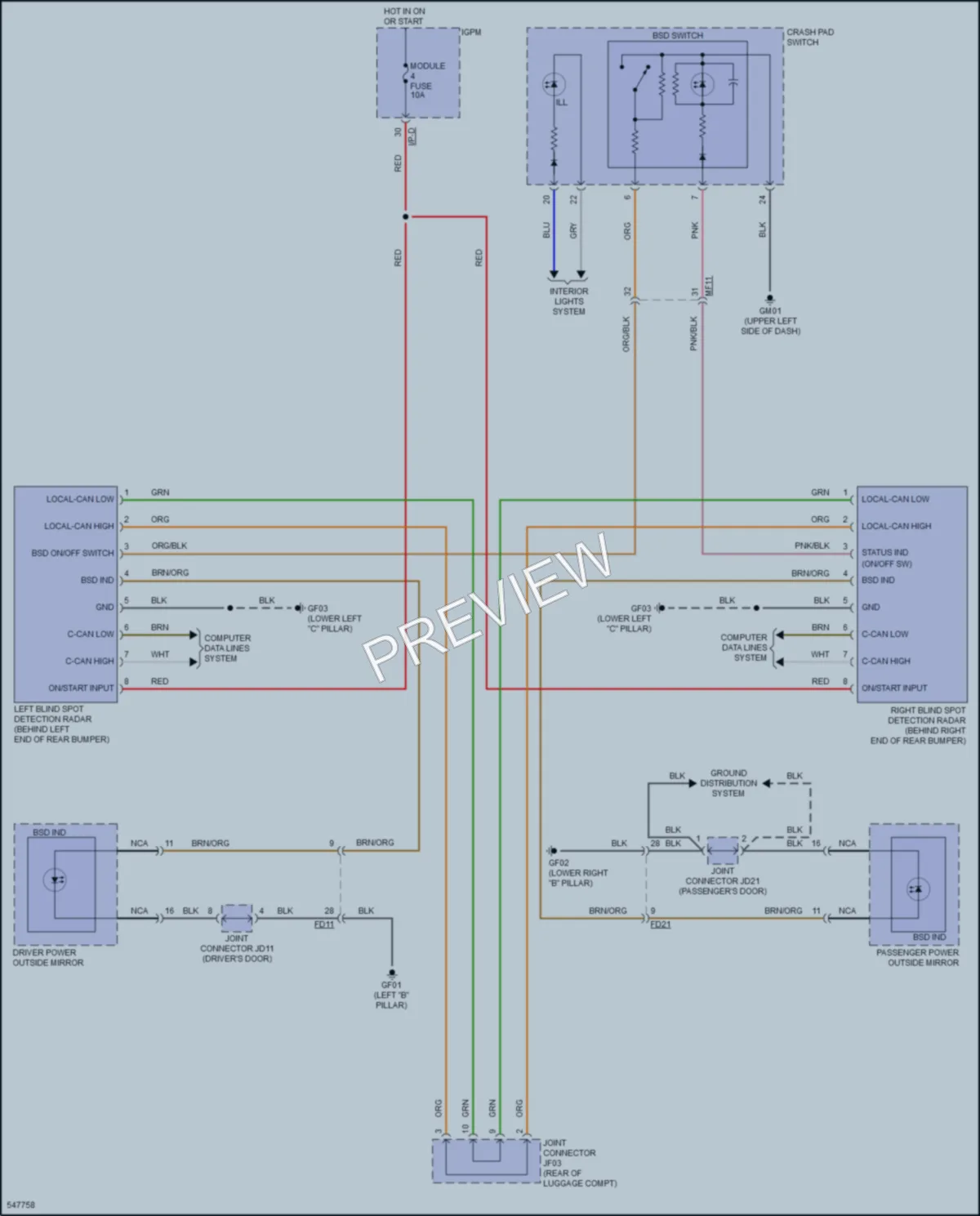 2017 Kia Niro Navigation wiring diagram preview