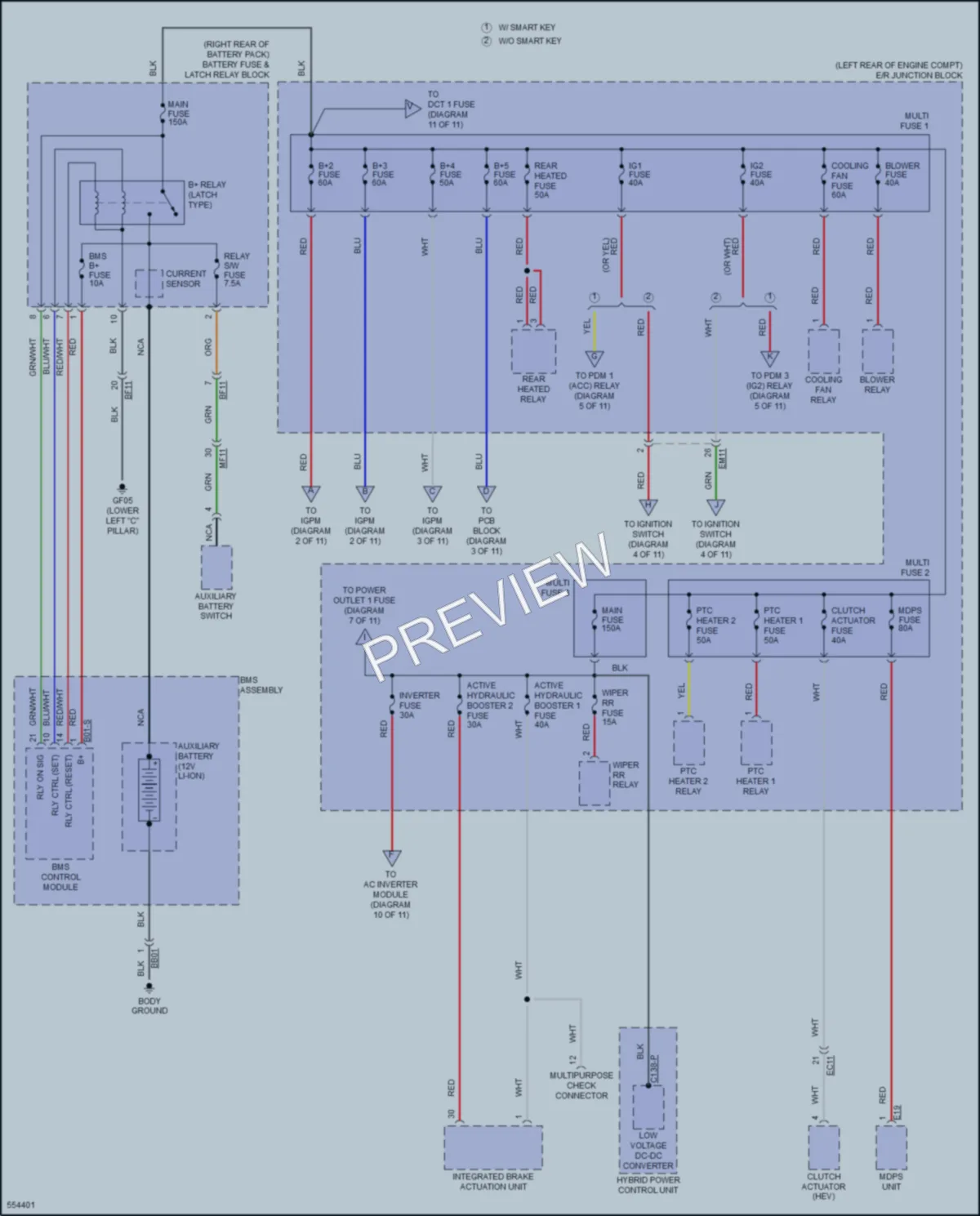 2017 Kia Niro Power Distribution wiring diagram preview