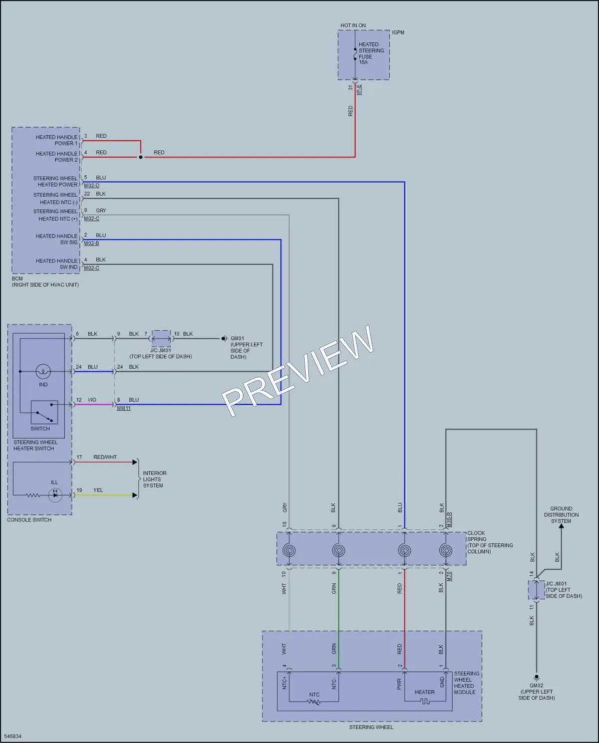 2017 Kia Niro Power Seats wiring diagram preview