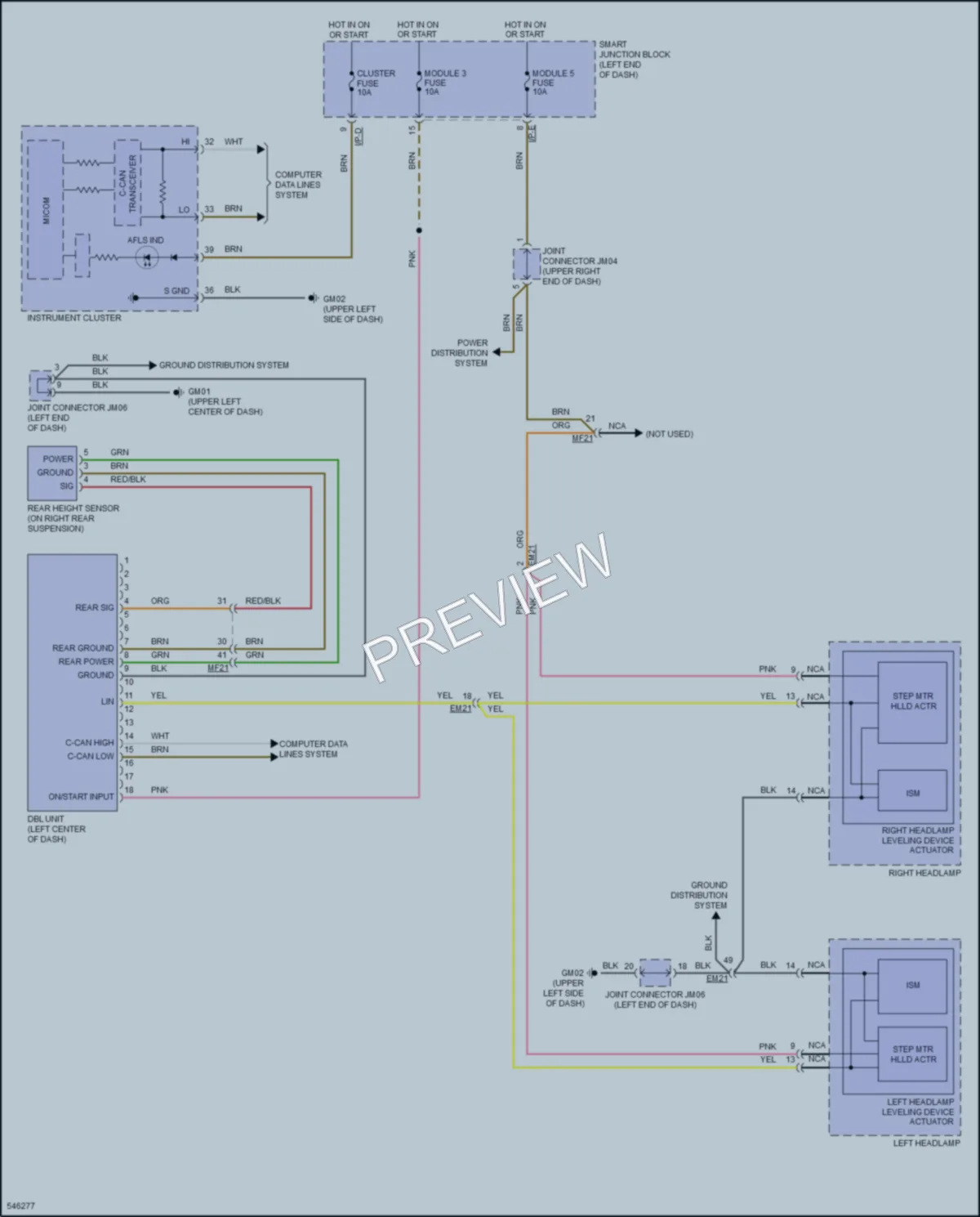 2017 Kia OptimaHybrid Headlights wiring diagram preview