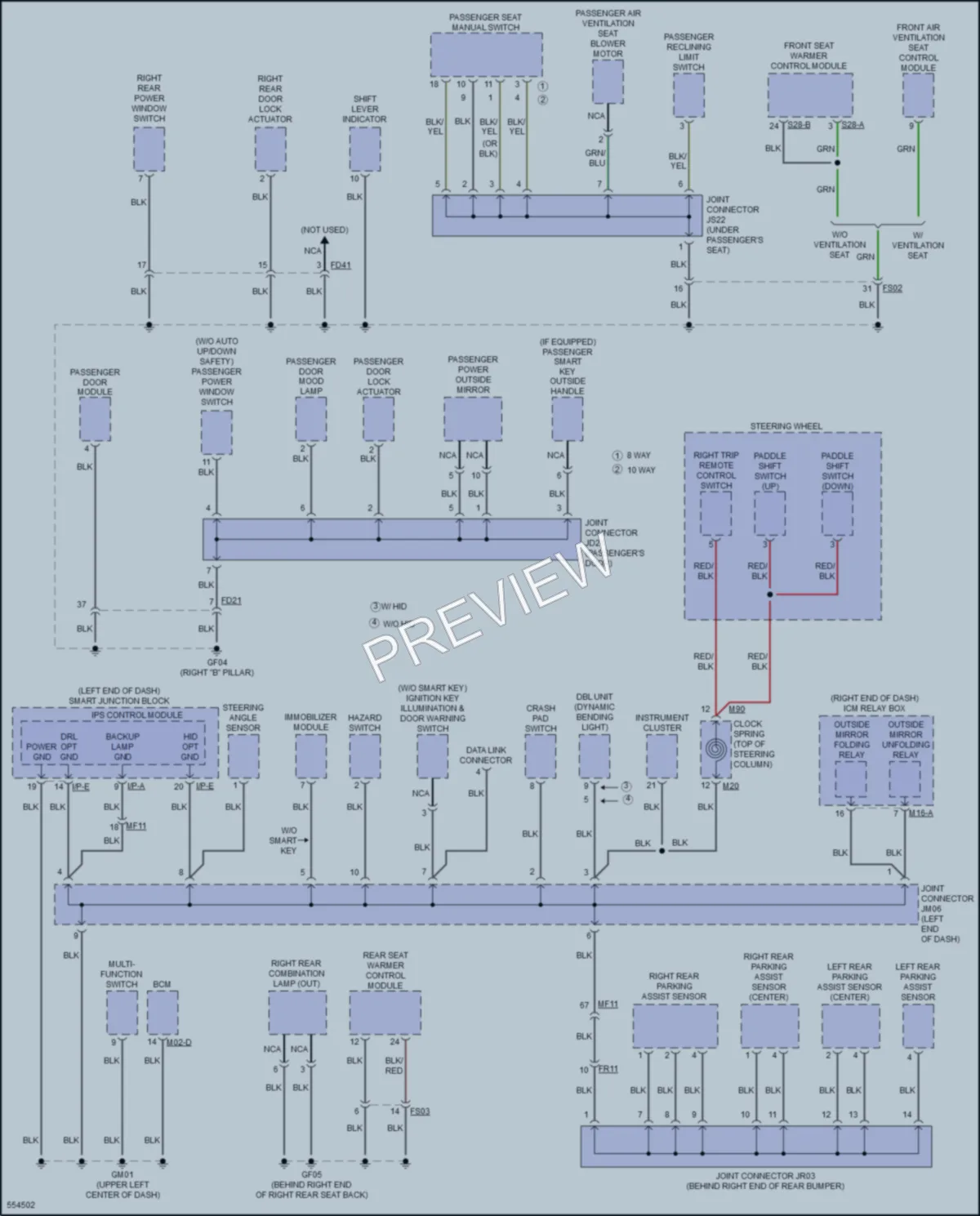 2017 Kia OptimaPlugIn Ground Distribution wiring diagram preview