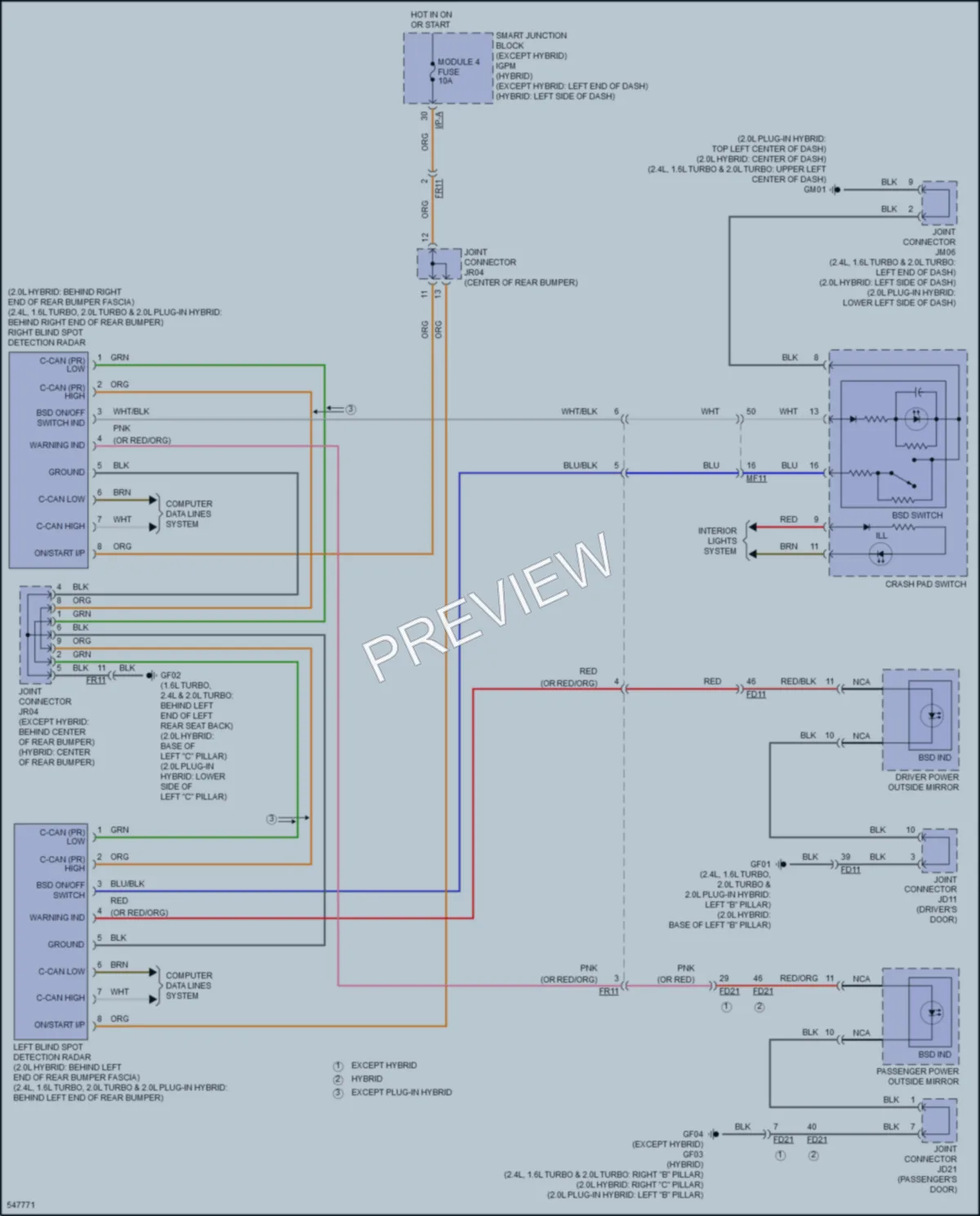 2017 Kia OptimaPlugIn Navigation wiring diagram preview