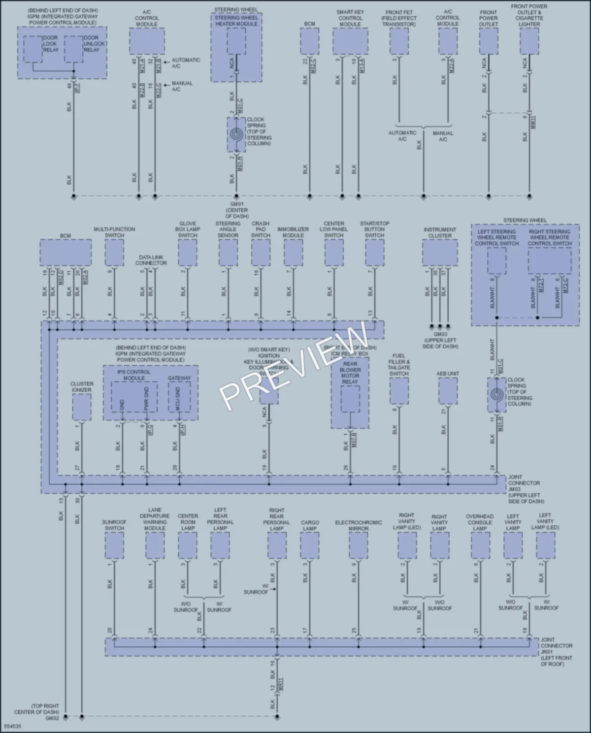 2017 Kia Sorento Ground Distribution wiring diagram preview