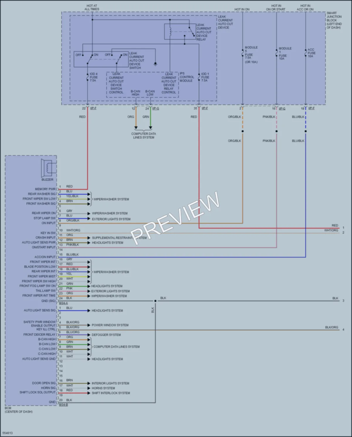 2017 Kia Soul Body Control Modules wiring diagram preview