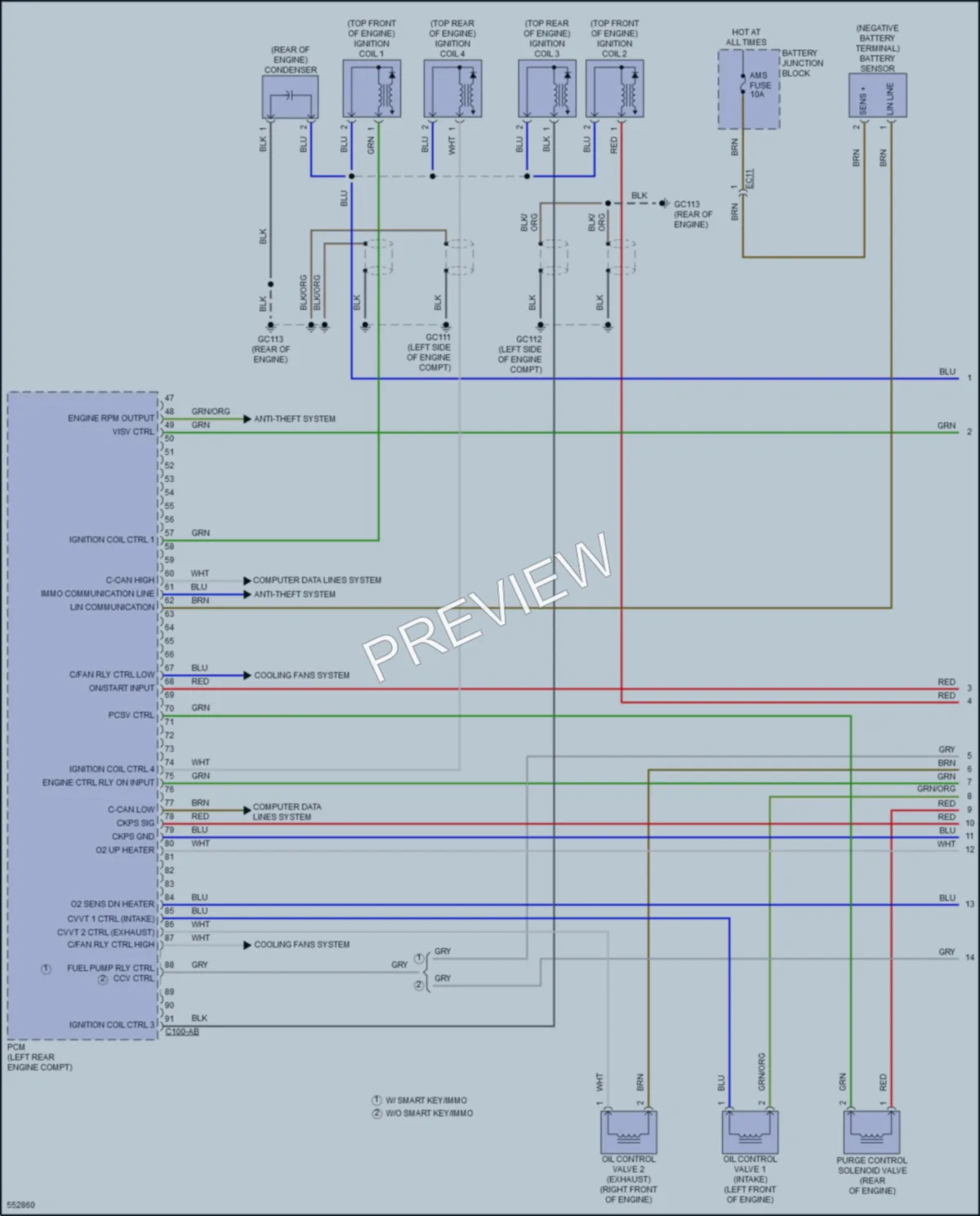2017 Kia Soul Engine Performance wiring diagram preview