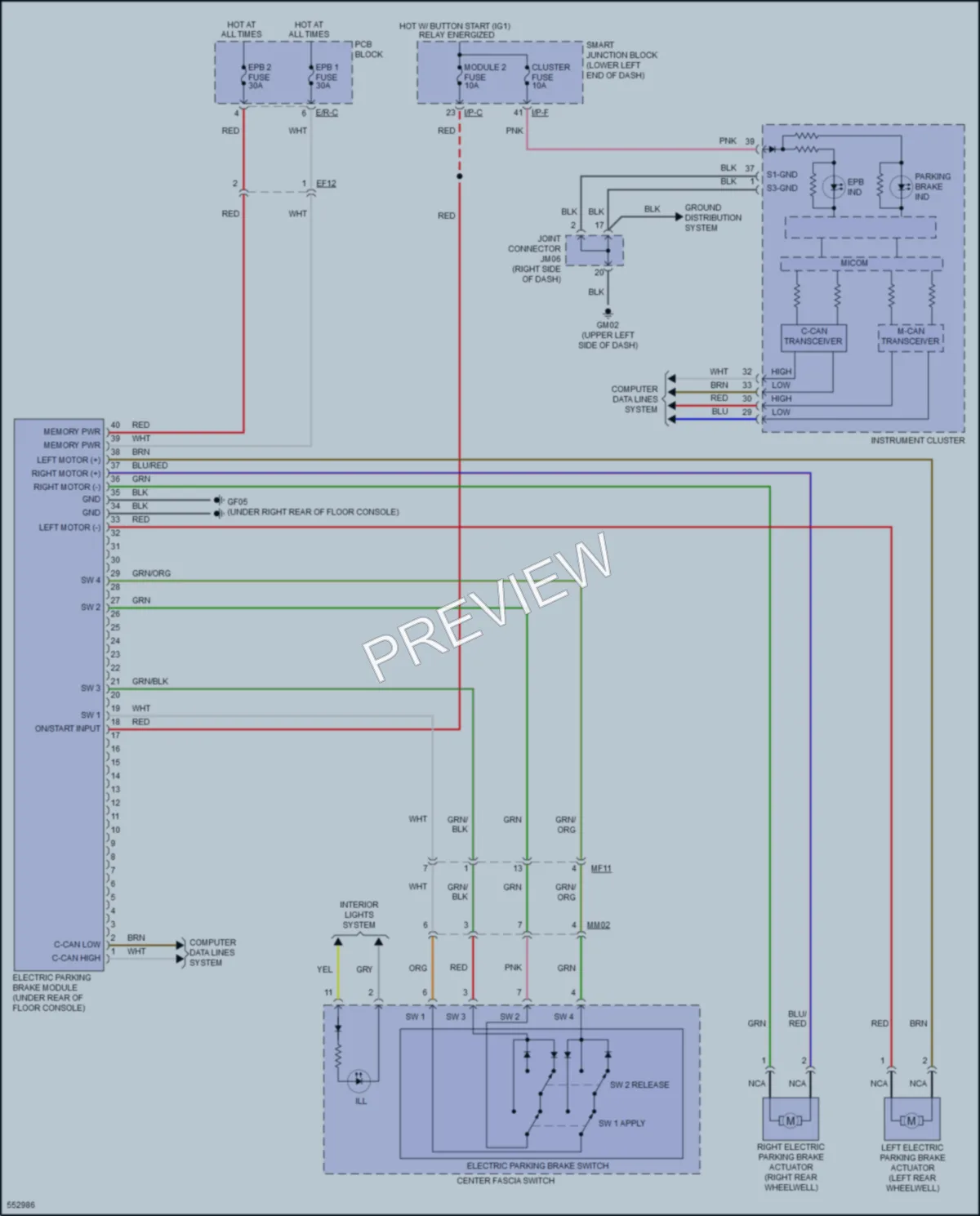 2017 Kia SoulEV Shift Interlock wiring diagram preview