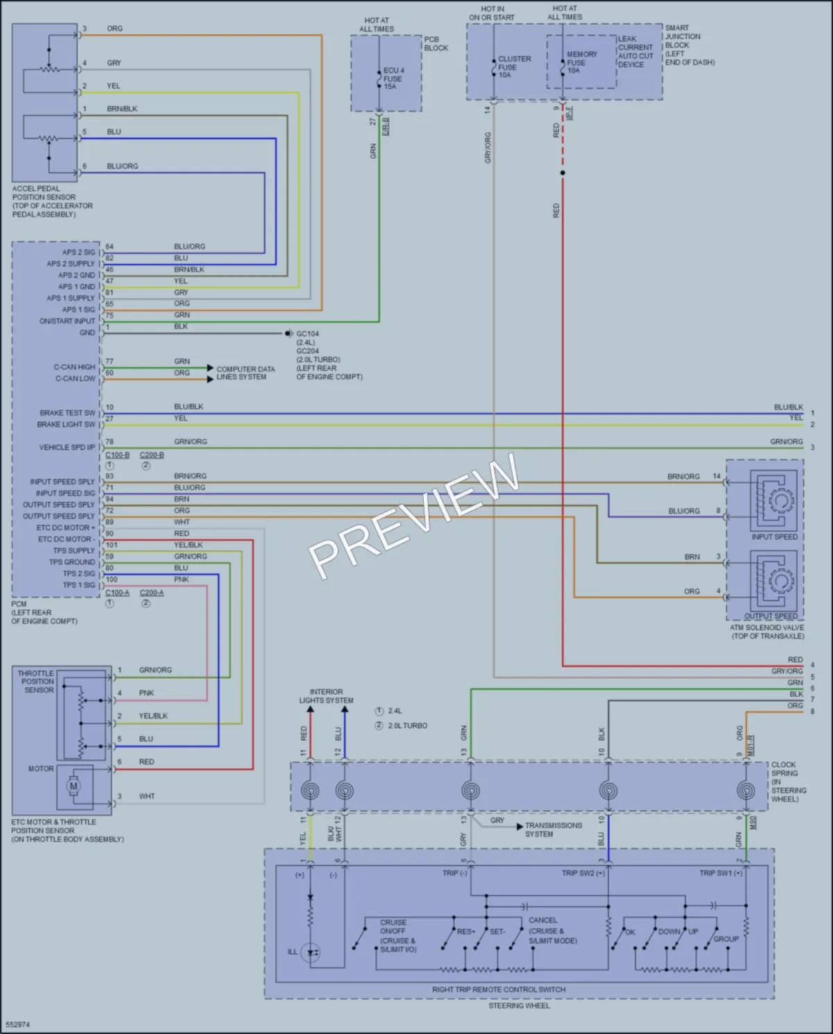 2017 Kia Sportage Cruise Control wiring diagram preview