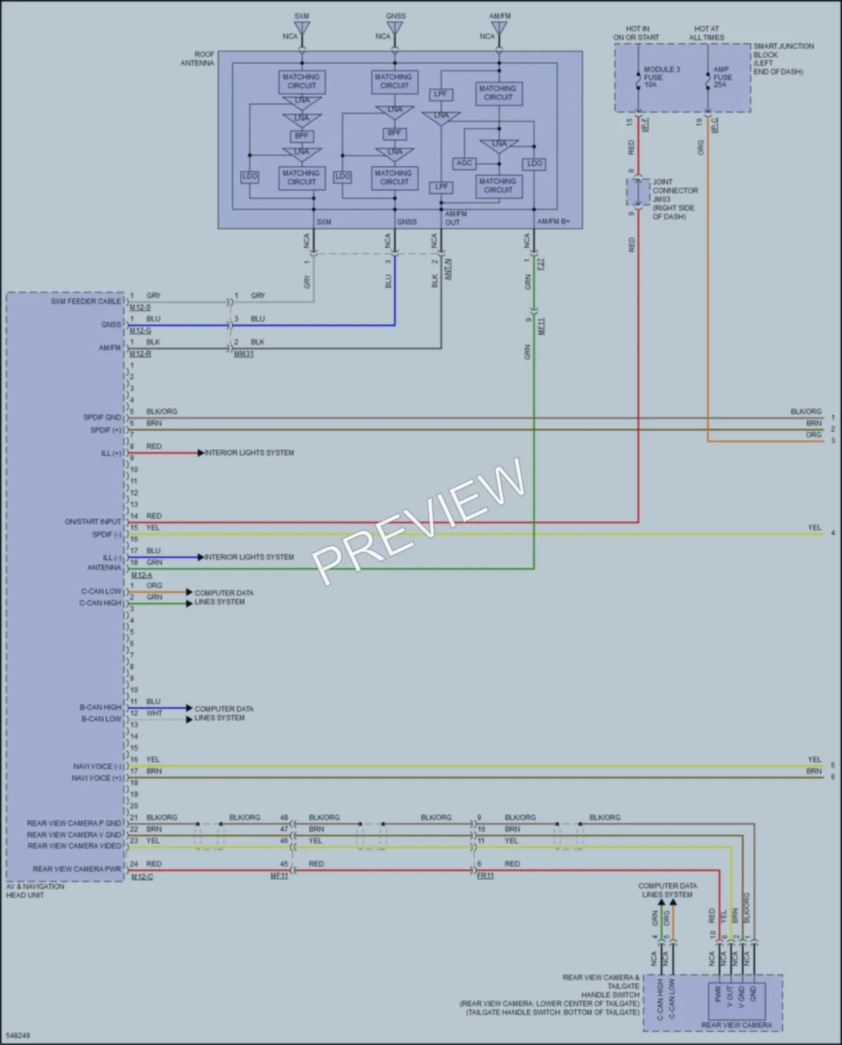 2017 Kia Sportage Radio wiring diagram preview