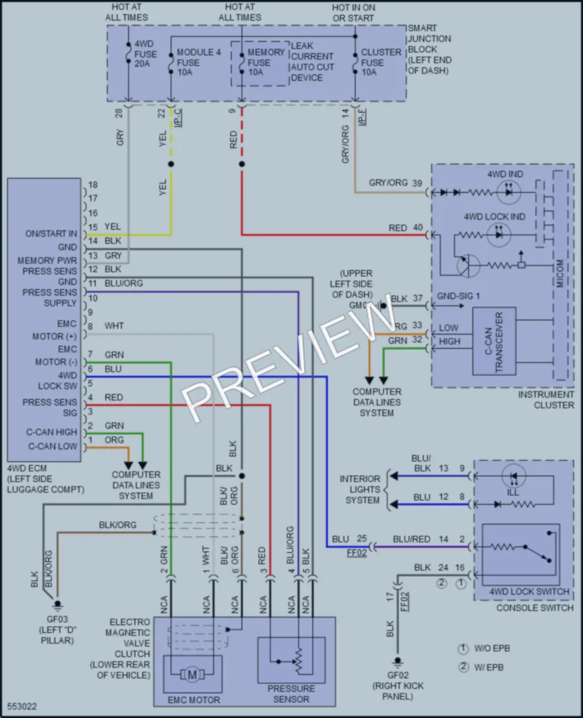 2017 Kia Sportage Transmission wiring diagram preview