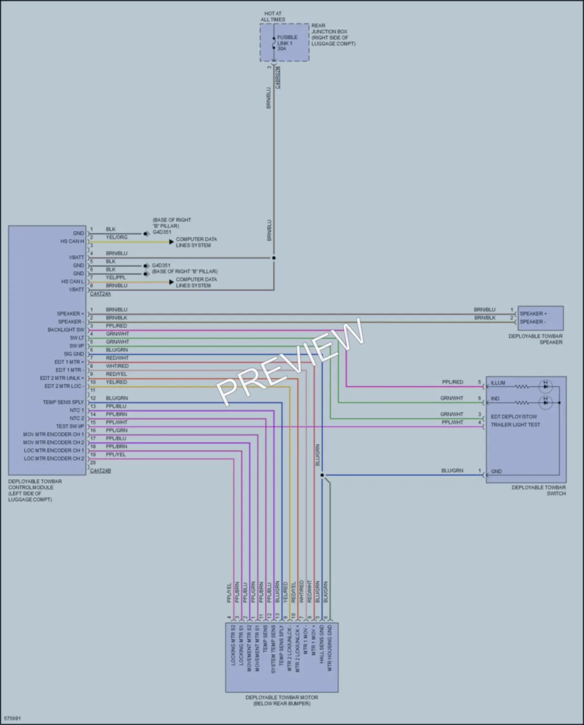 2017 LandRover Discovery Active Bodyworks wiring diagram preview