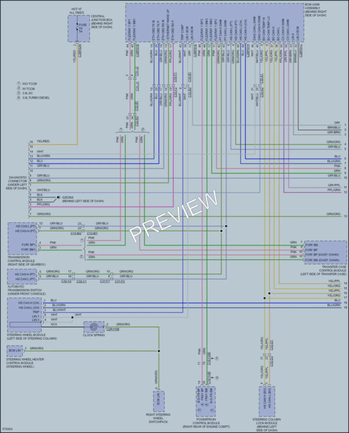 2017 LandRover Discovery Computer Data Lines wiring diagram preview