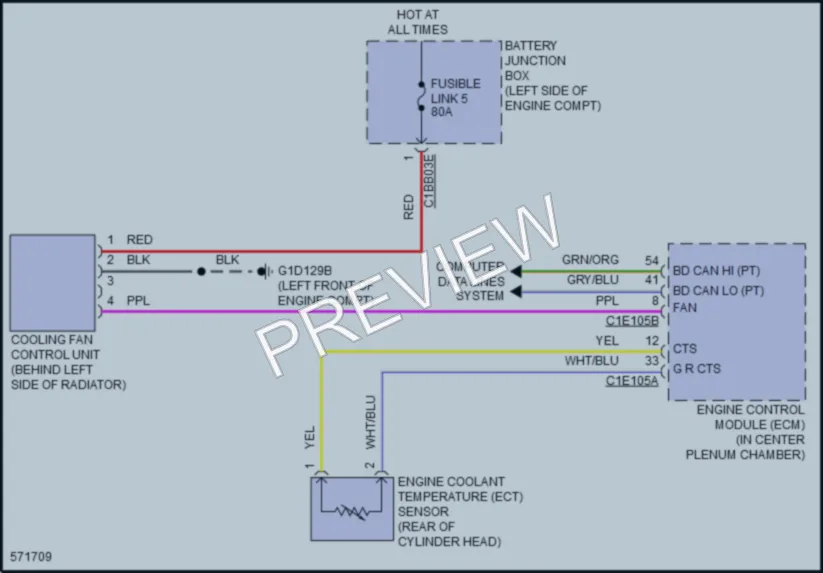 2017 LandRover DiscoverySport Cooling Fan wiring diagram preview