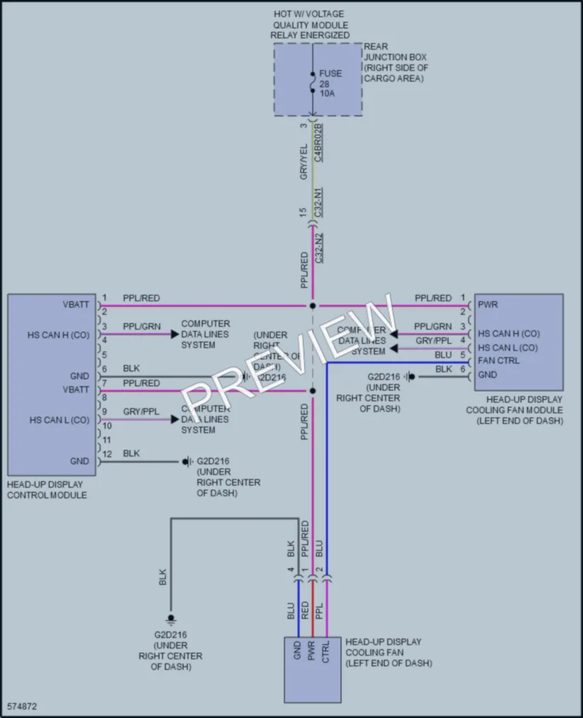 2017 LandRover RangeRoverSport Instrument Cluster wiring diagram preview