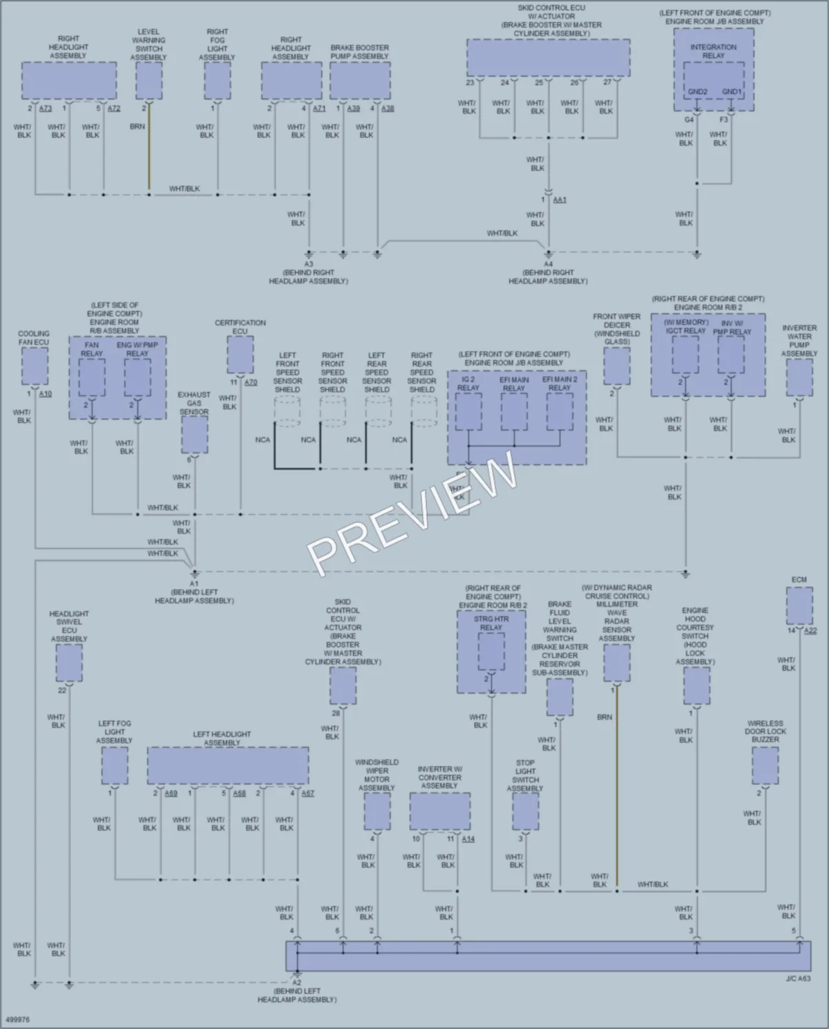 2017 Lexus ES300h Ground Distribution wiring diagram preview