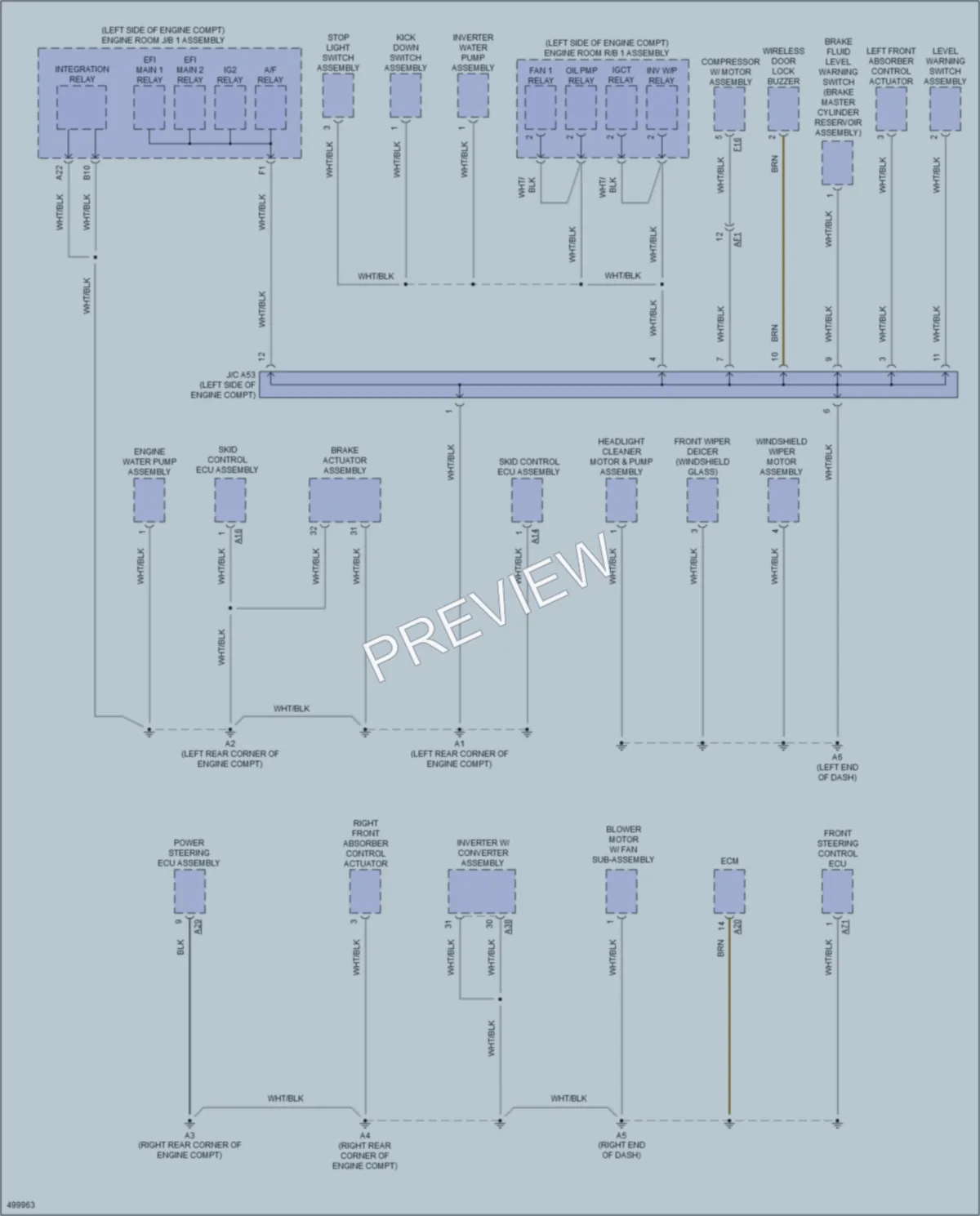 2017 Lexus GS450h Ground Distribution wiring diagram preview