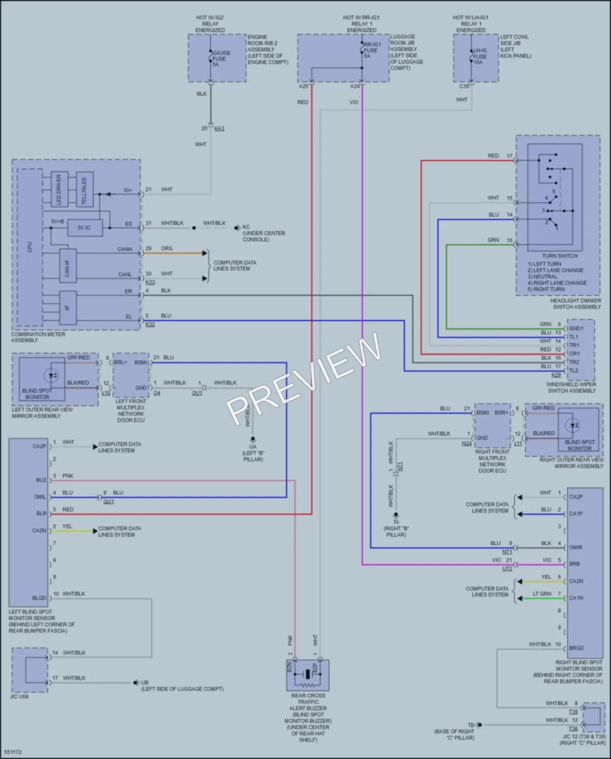 2017 Lexus GSF Navigation wiring diagram preview