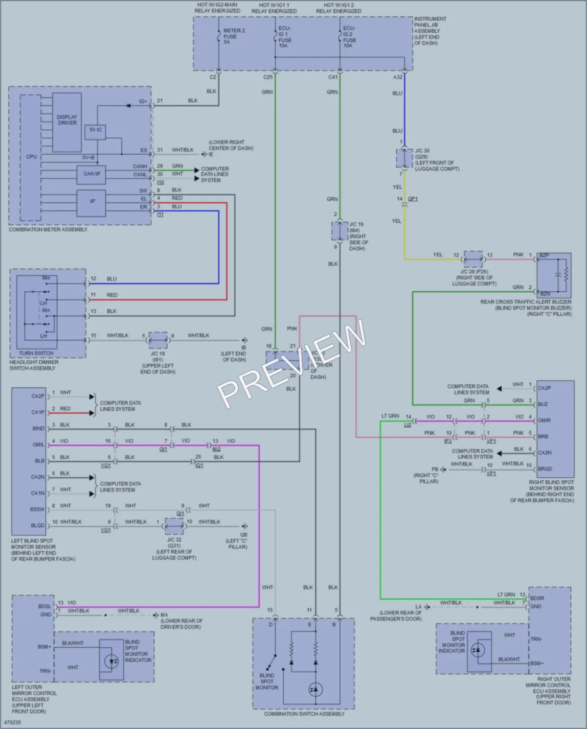 2017 Lexus NX200t Navigation wiring diagram preview