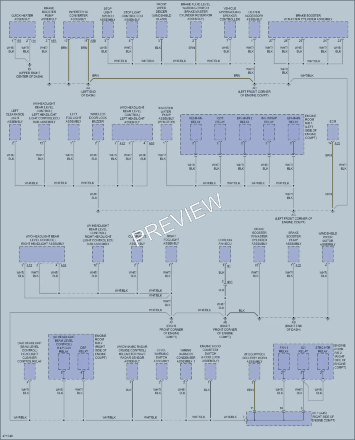 2017 Lexus NX300h Ground Distribution wiring diagram preview