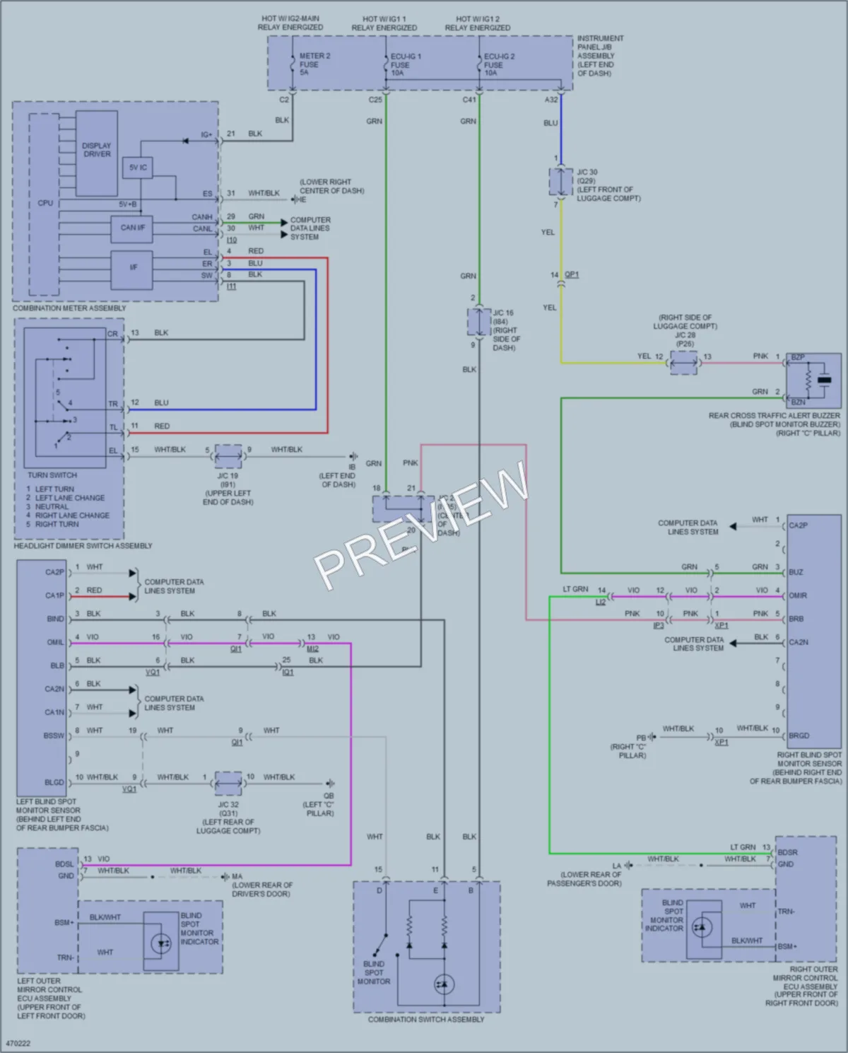 2017 Lexus NX300h Navigation wiring diagram preview