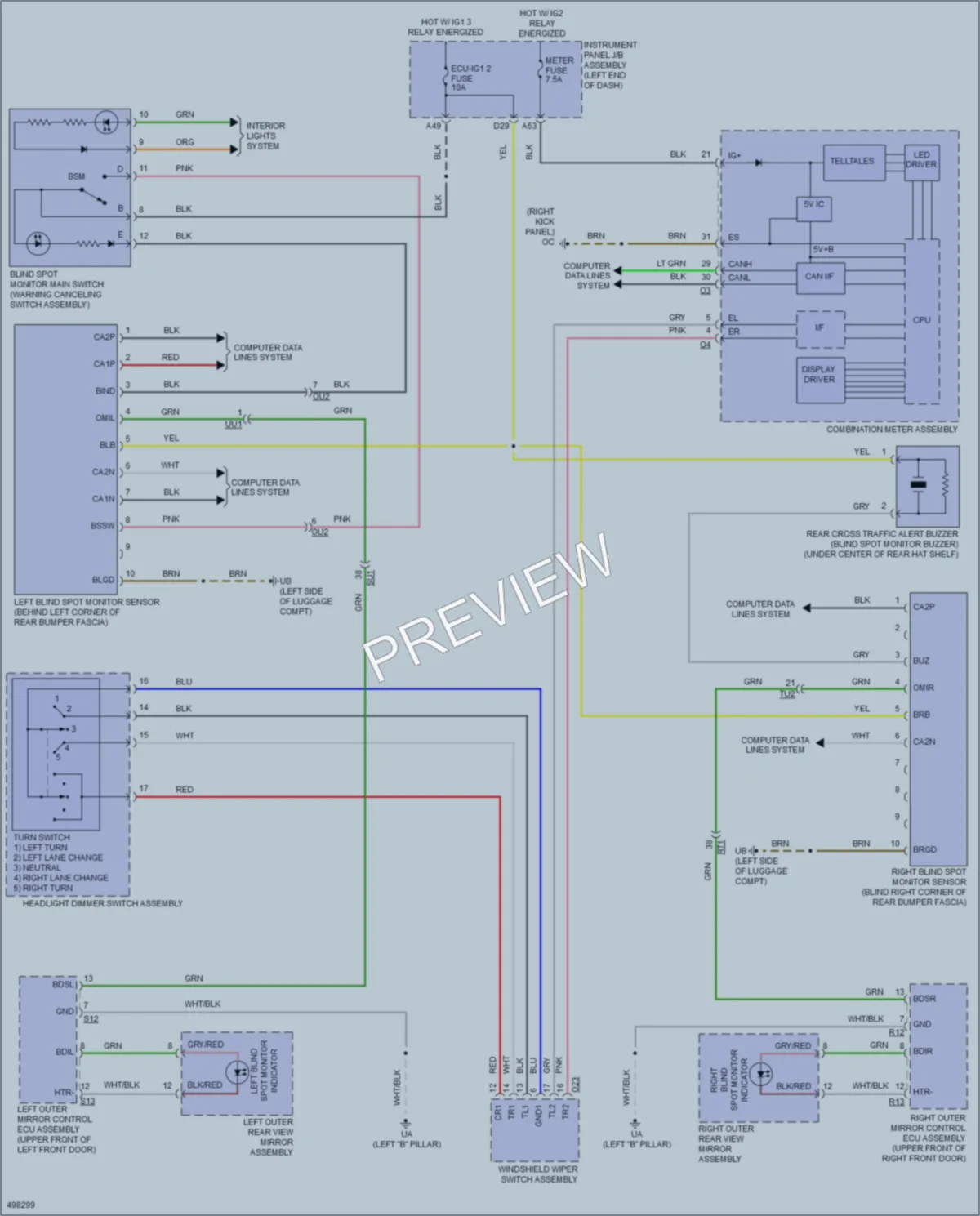 2017 Lexus RCF Navigation wiring diagram preview