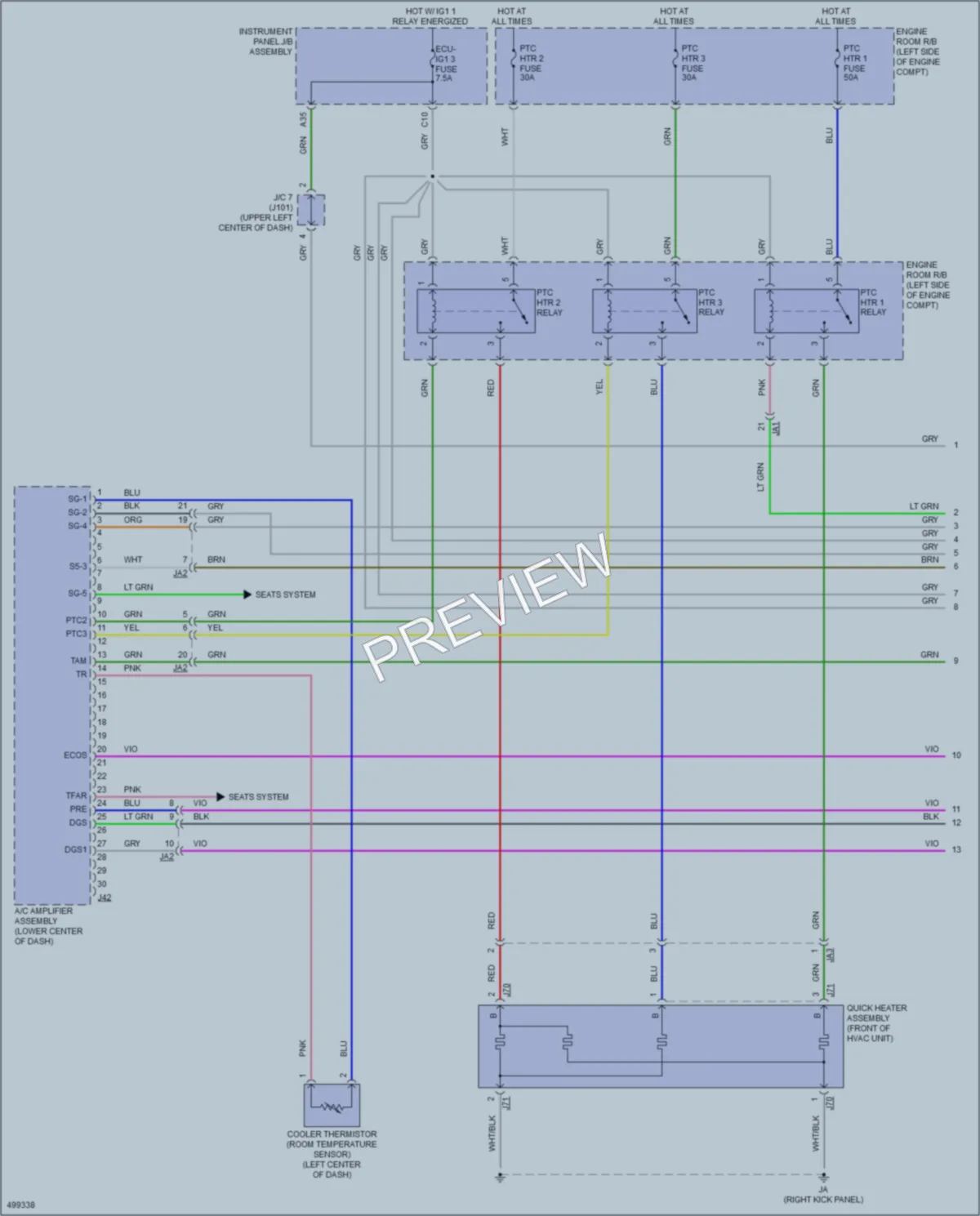 2017 Lexus RX450h Air Conditioning wiring diagram preview