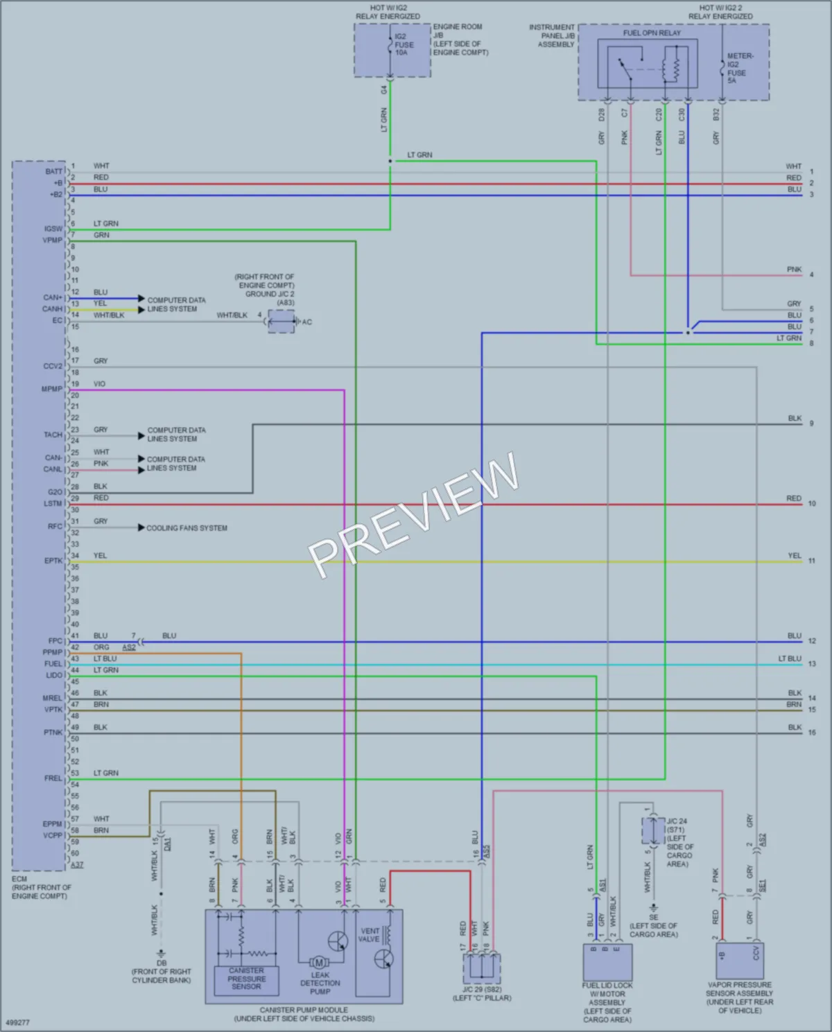 2017 Lexus RX450h Engine Performance wiring diagram preview