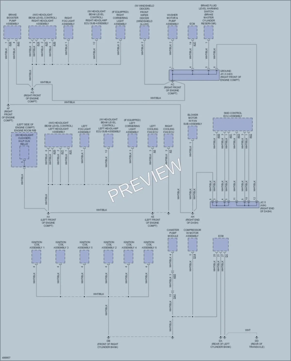 2017 Lexus RX450h Ground Distribution wiring diagram preview