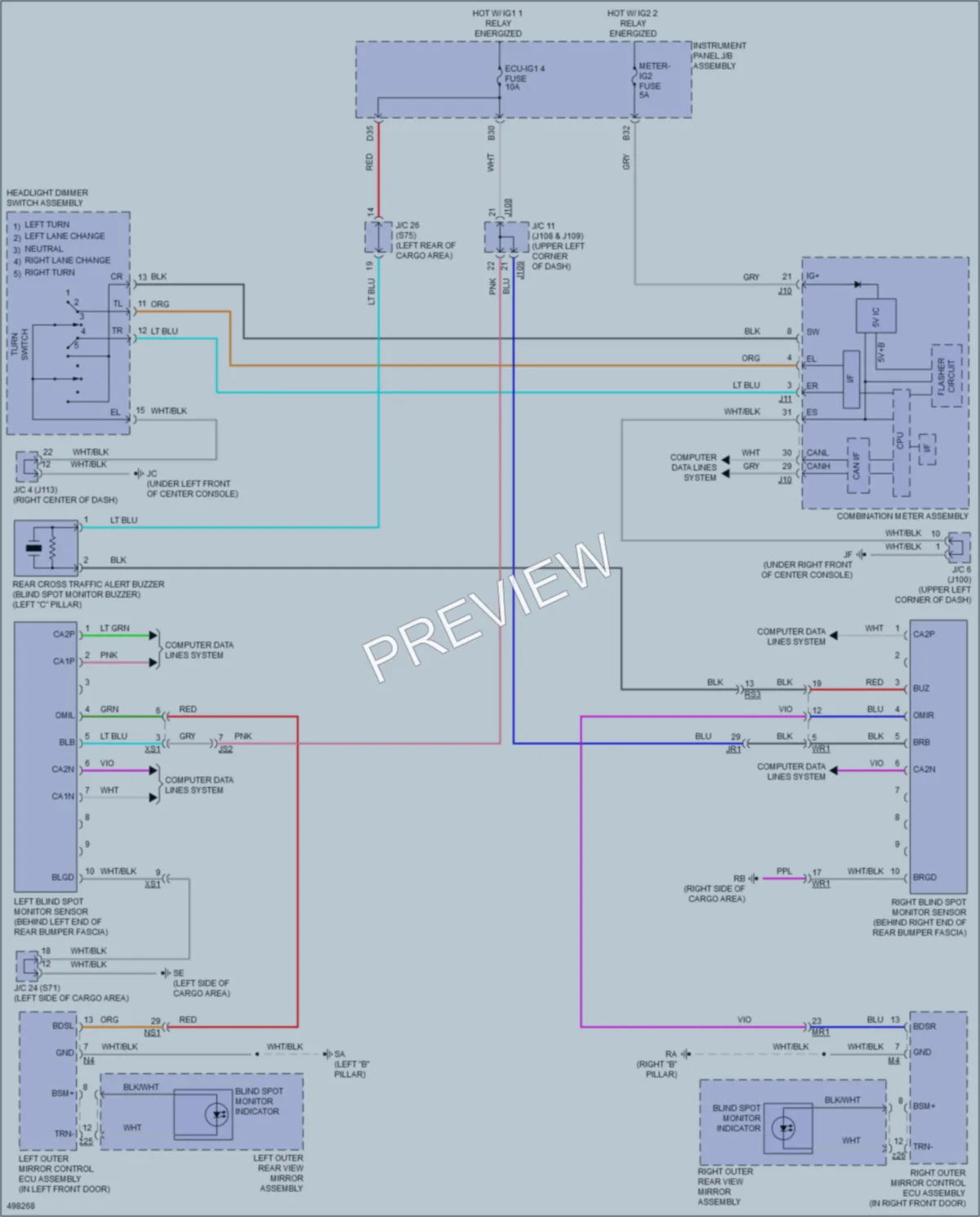 2017 Lexus RX450h Navigation wiring diagram preview