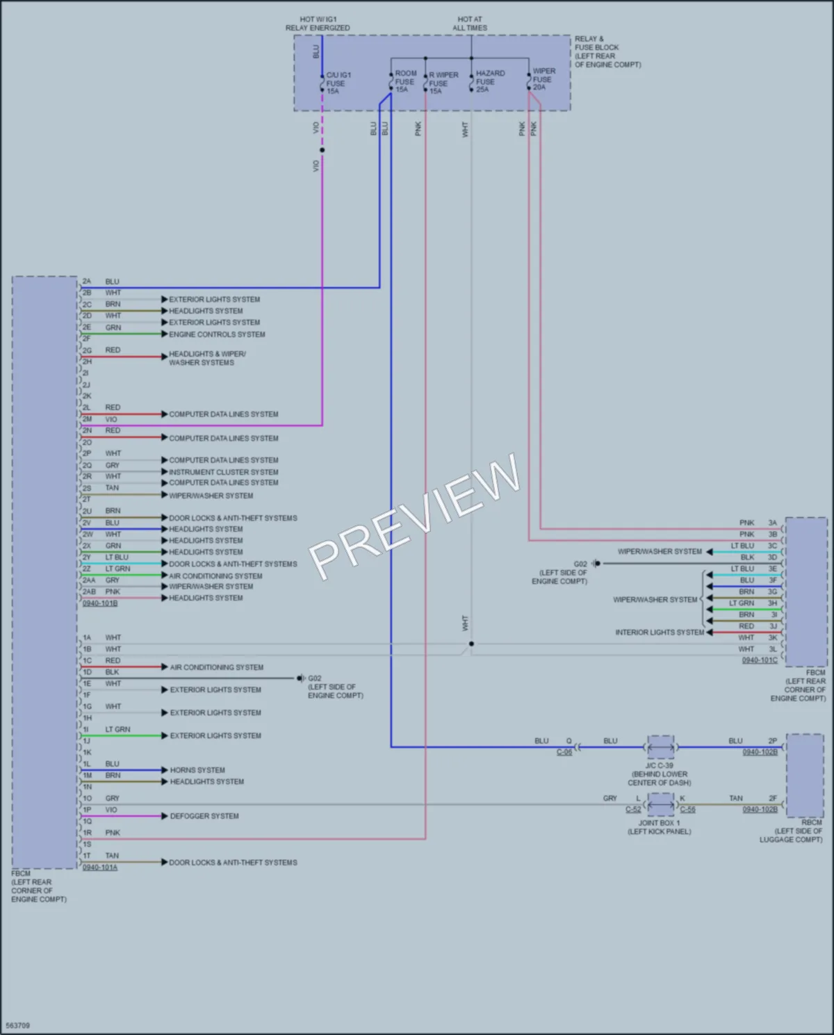 2017 Mazda 3 Body Control Modules wiring diagram preview