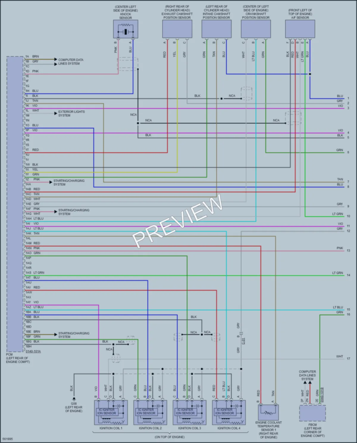 2017 Mazda 3 Engine Performance wiring diagram preview