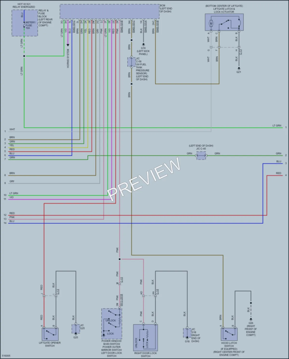 2017 Mazda CX3 Anti Theft wiring diagram preview