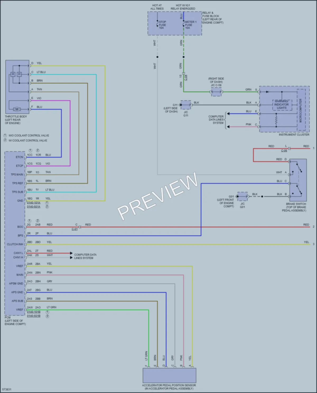2017 Mazda CX5 Cruise Control wiring diagram preview