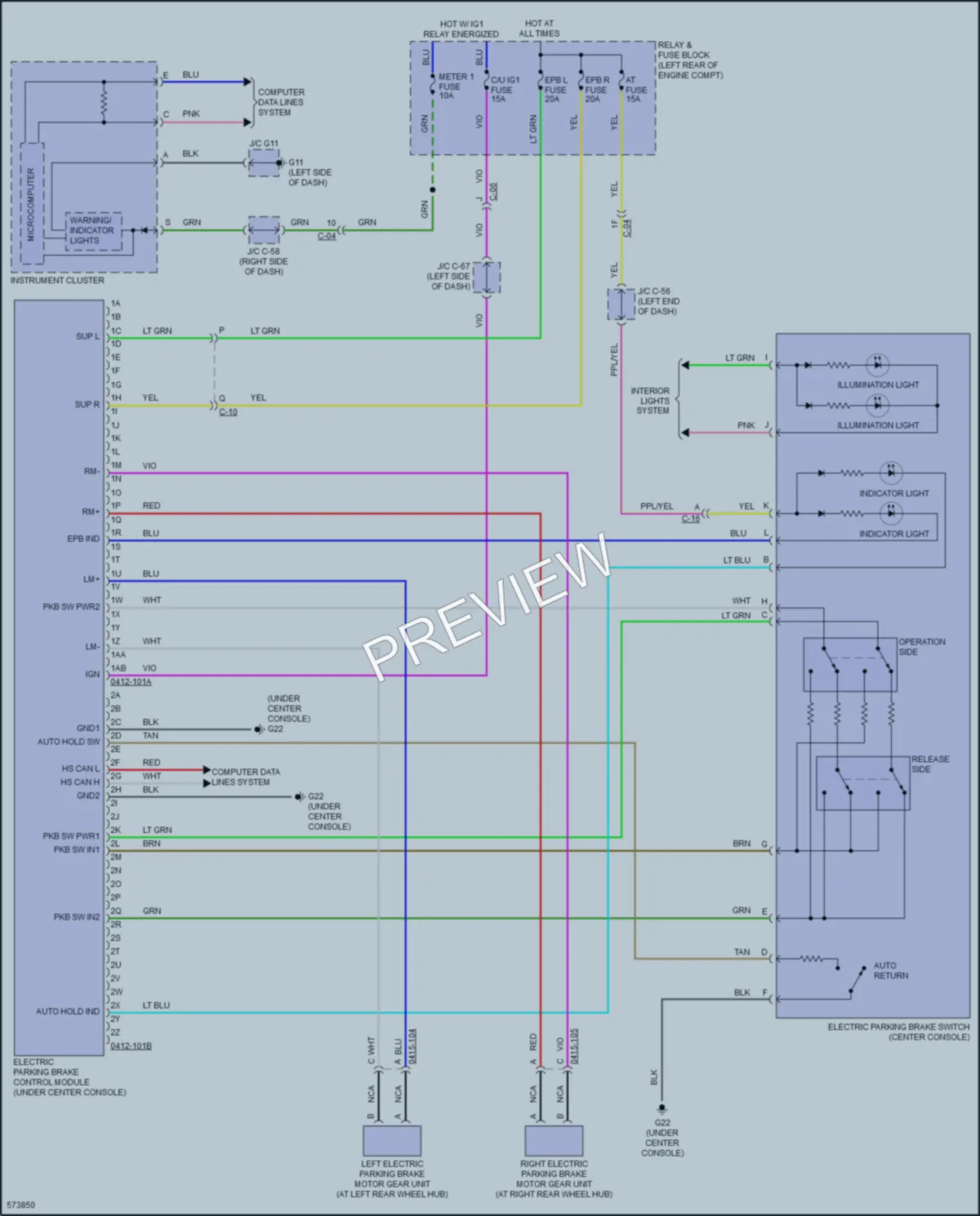 2017 Mazda CX5 Shift Interlock wiring diagram preview